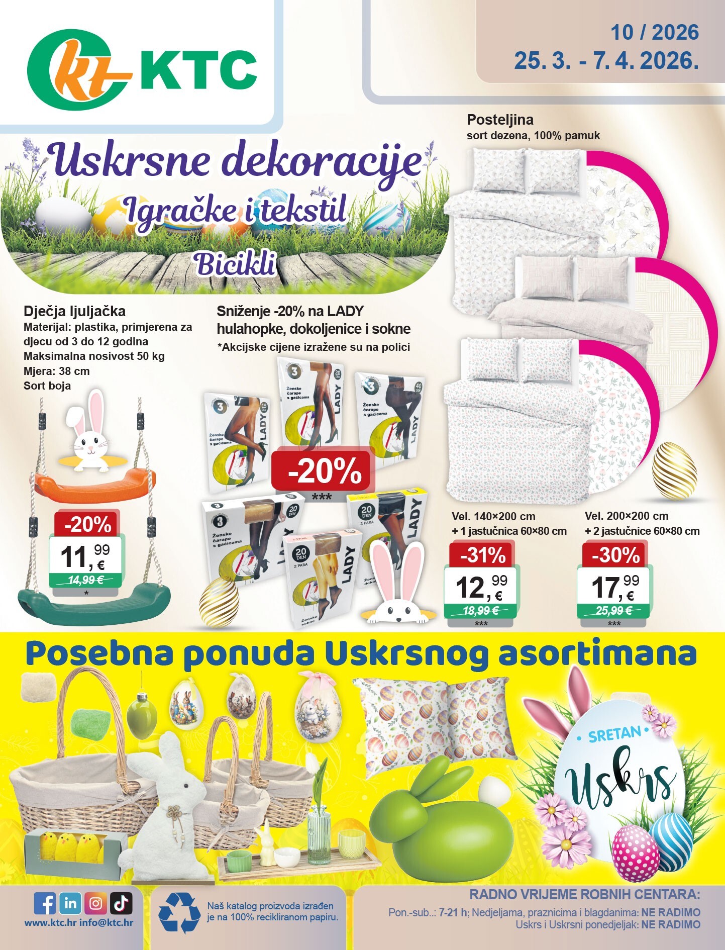 ktc - Prelistajte katalog KTC - Igračke i Tekstil, vrijedi od 25.03.2026 do 07.04.2026
