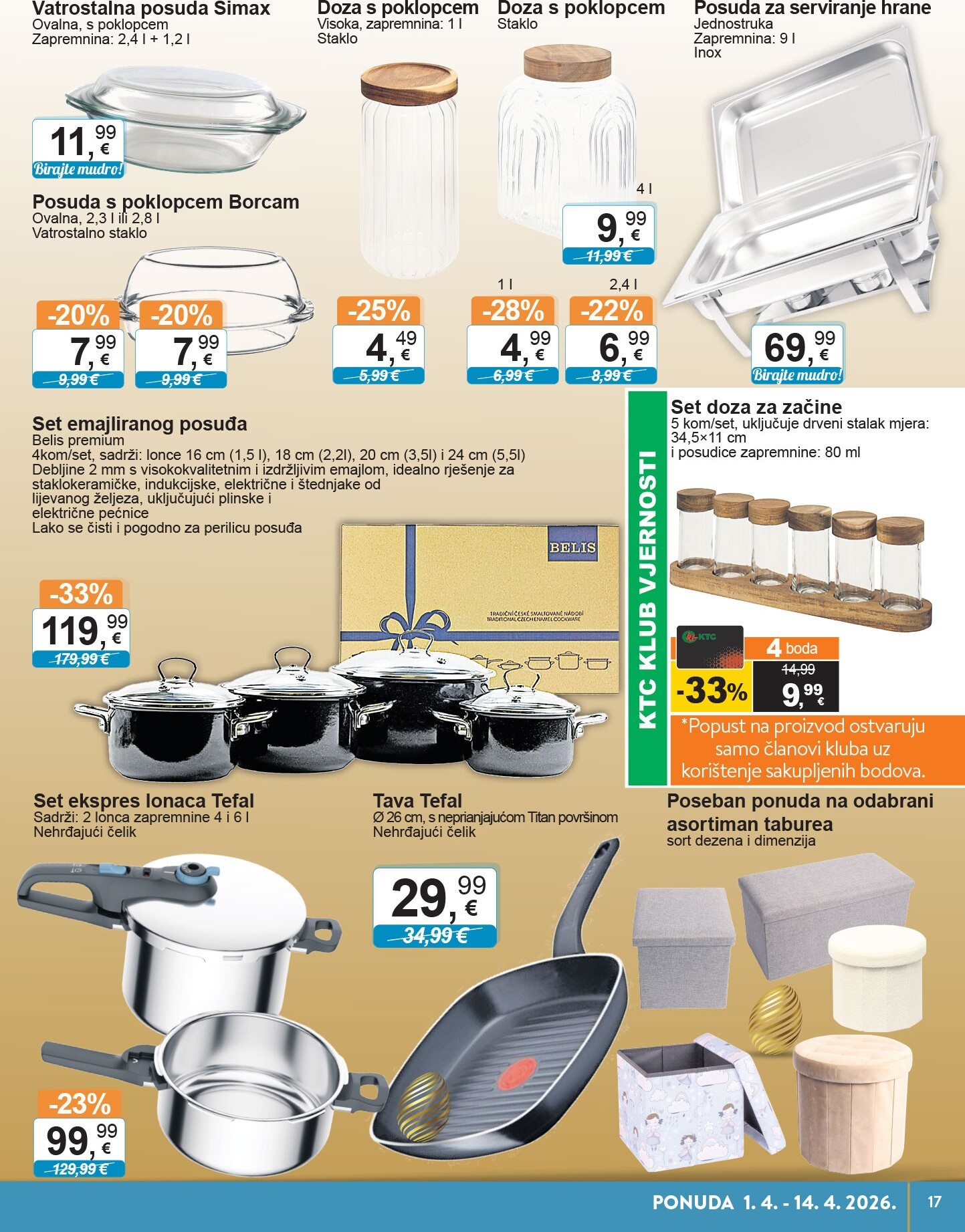 ktc - Prelistajte katalog KTC - Tehnika I Posuđe, vrijedi od 01.04.2026 do 14.04.2026 - page: 17