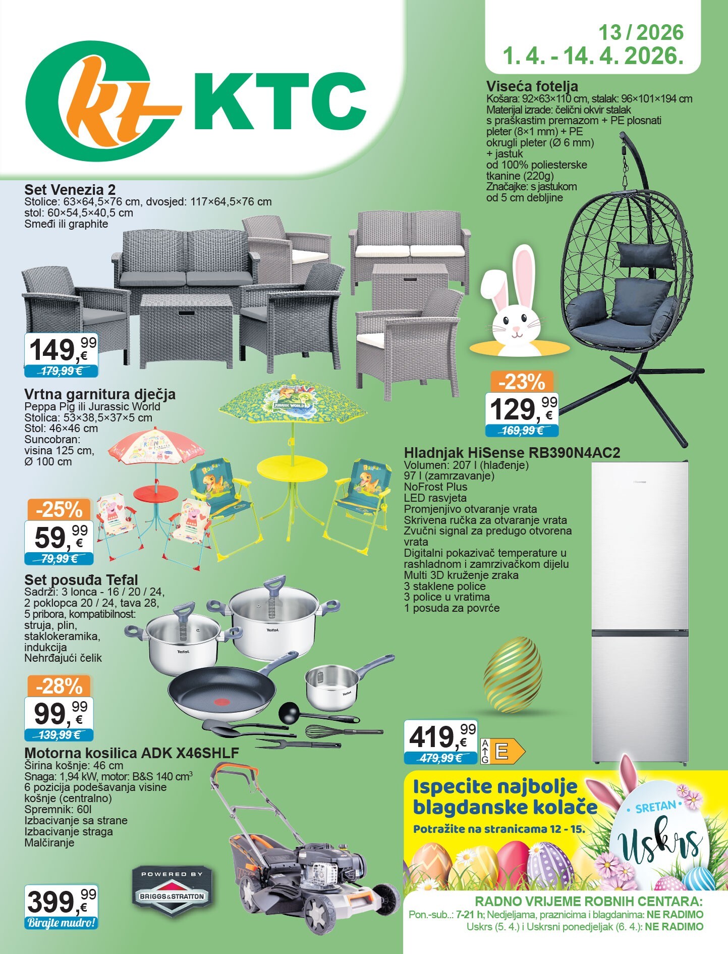 ktc - Prelistajte katalog KTC - Tehnika I Posuđe, vrijedi od 01.04.2026 do 14.04.2026