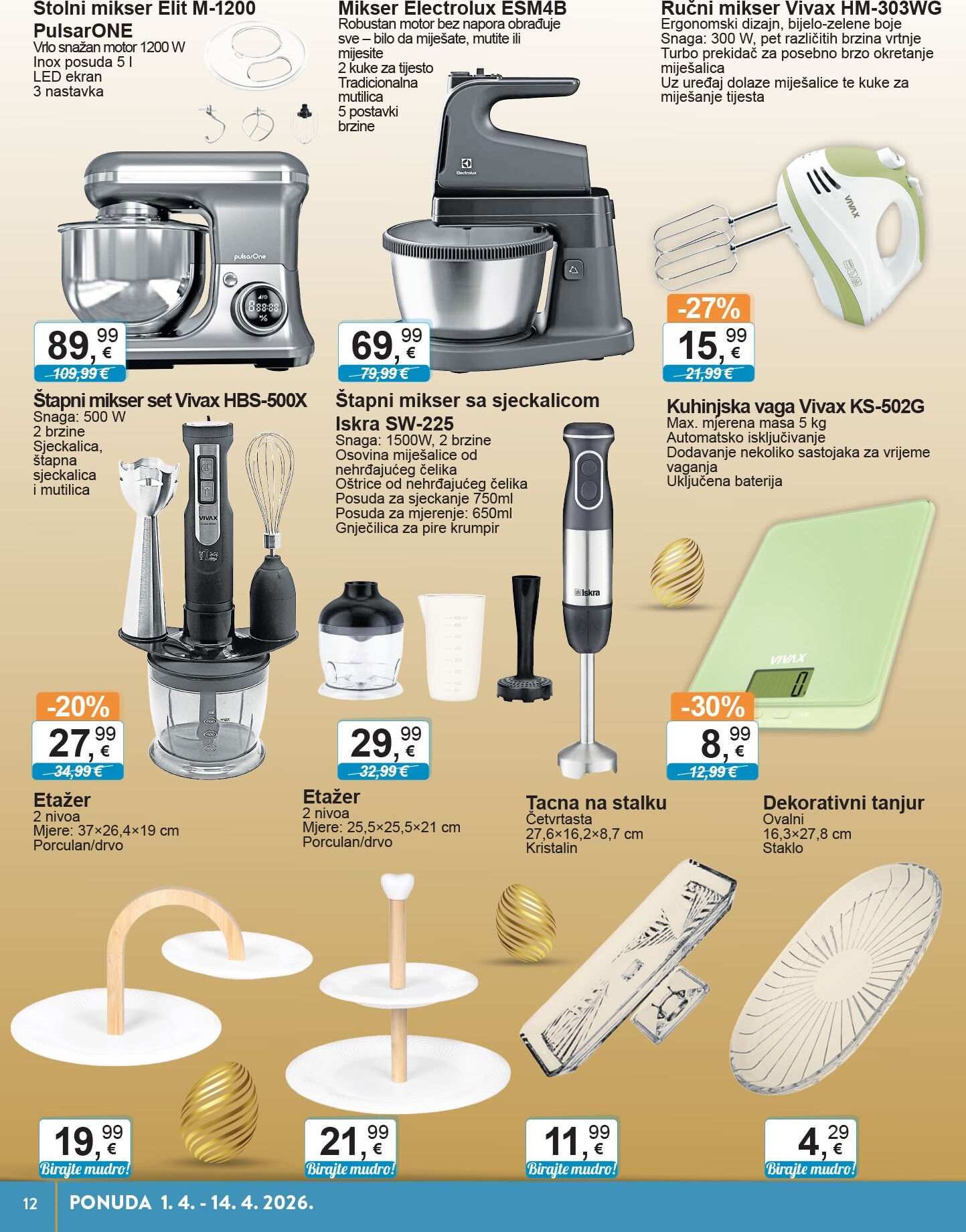 ktc - Prelistajte katalog KTC - Tehnika I Posuđe, vrijedi od 01.04.2026 do 14.04.2026 - page: 12