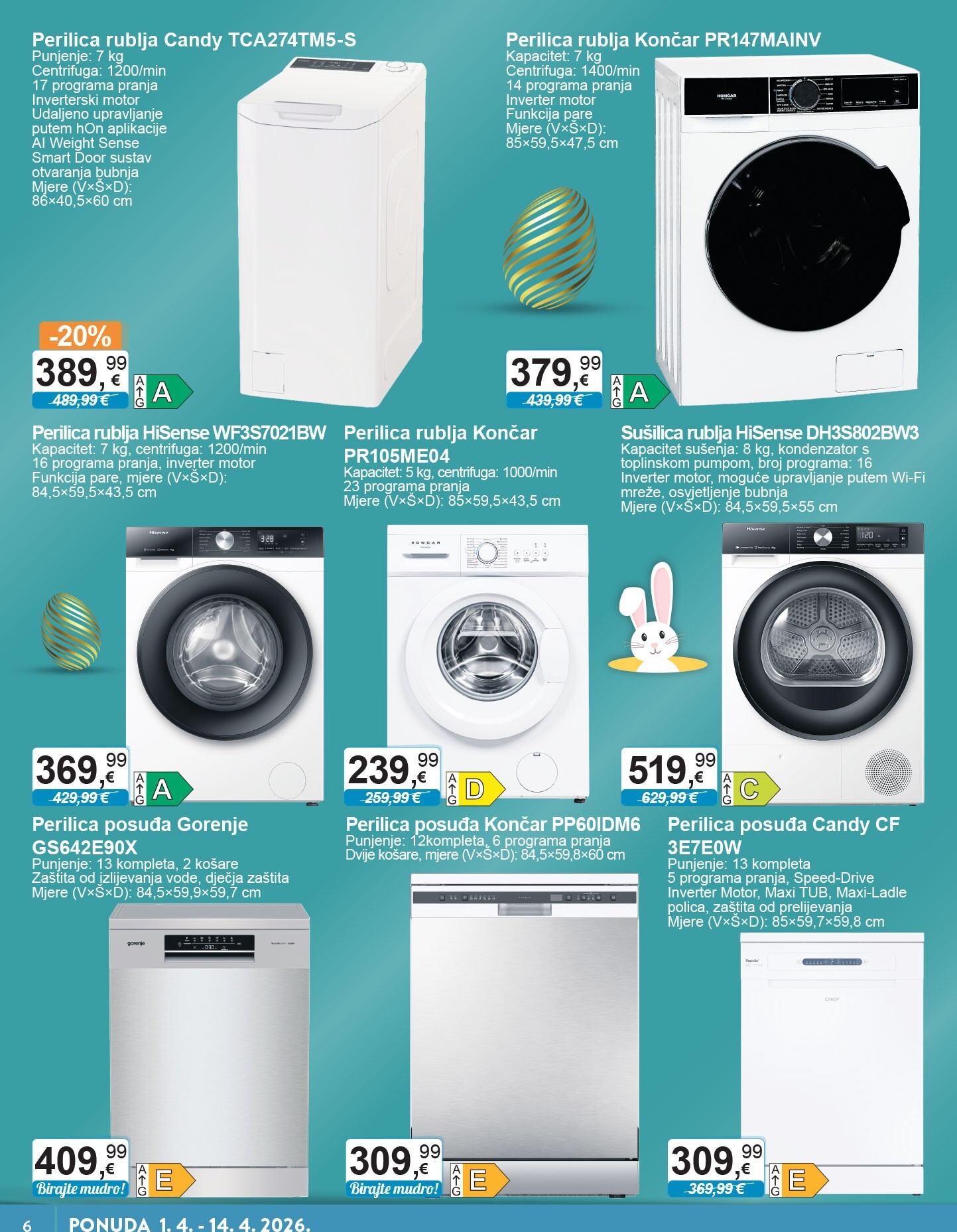 ktc - Prelistajte katalog KTC - Tehnika I Posuđe, vrijedi od 01.04.2026 do 14.04.2026 - page: 6
