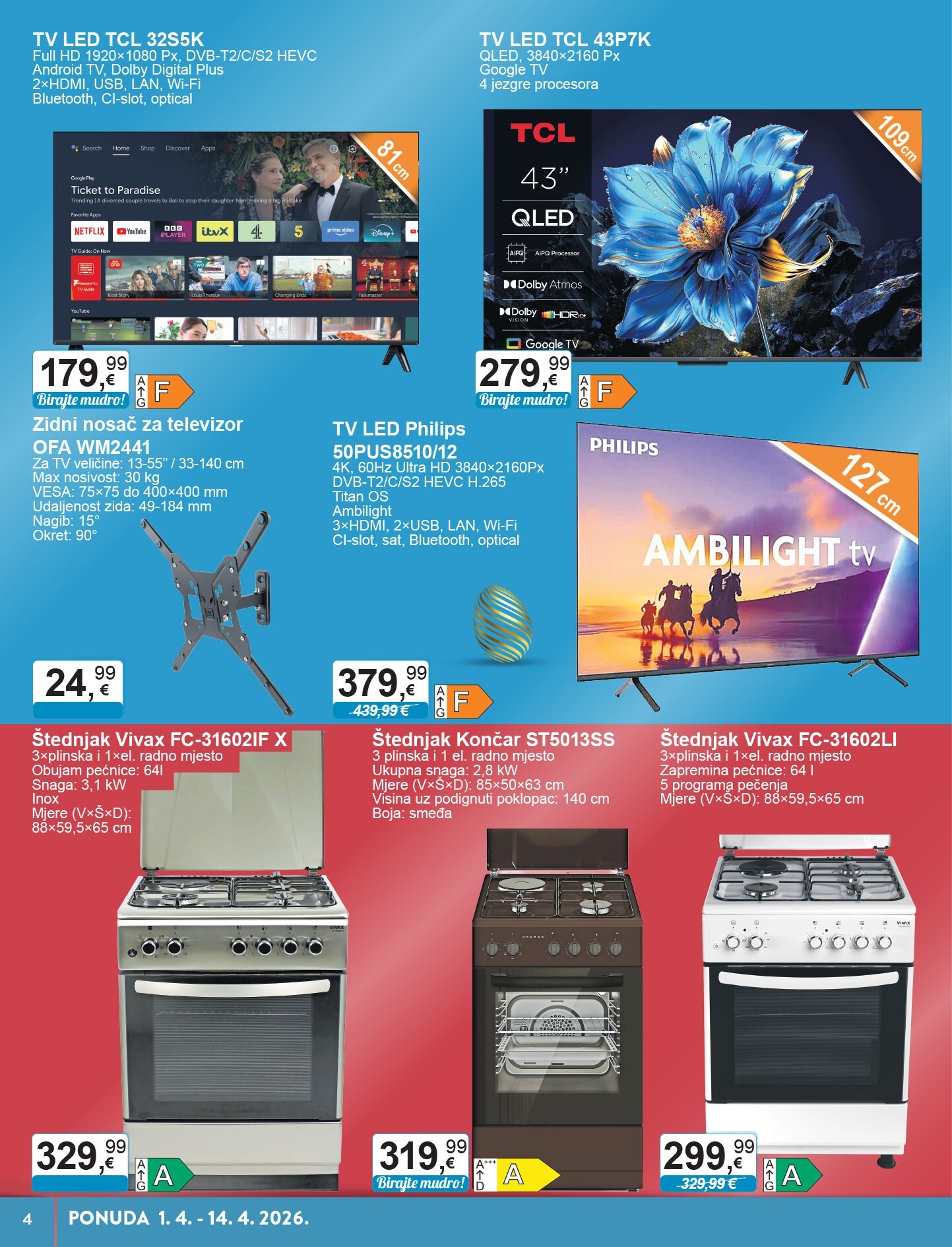 ktc - Prelistajte katalog KTC - Tehnika I Posuđe, vrijedi od 01.04.2026 do 14.04.2026 - page: 4