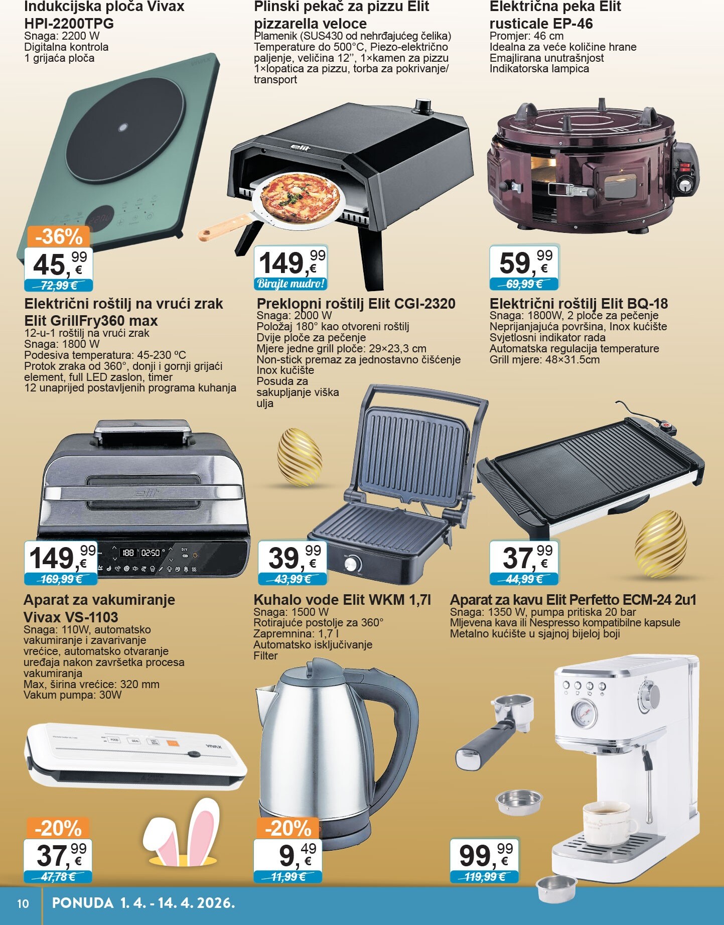 ktc - Prelistajte katalog KTC - Tehnika I Posuđe, vrijedi od 01.04.2026 do 14.04.2026 - page: 10