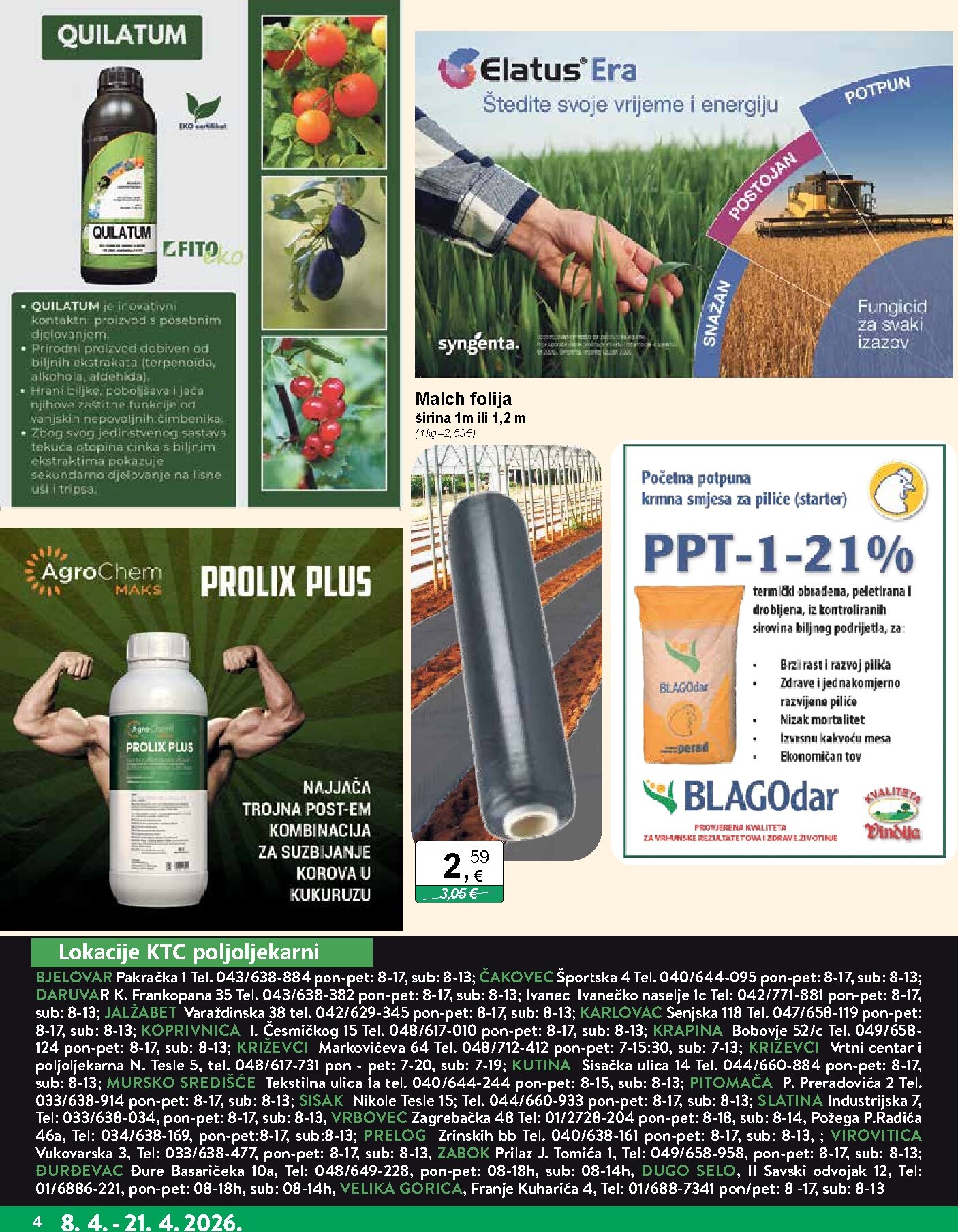 ktc - Prelistajte katalog KTC - Poljoljekarne, vrijedi od 08.04.2026 do 21.04.2026 - page: 4