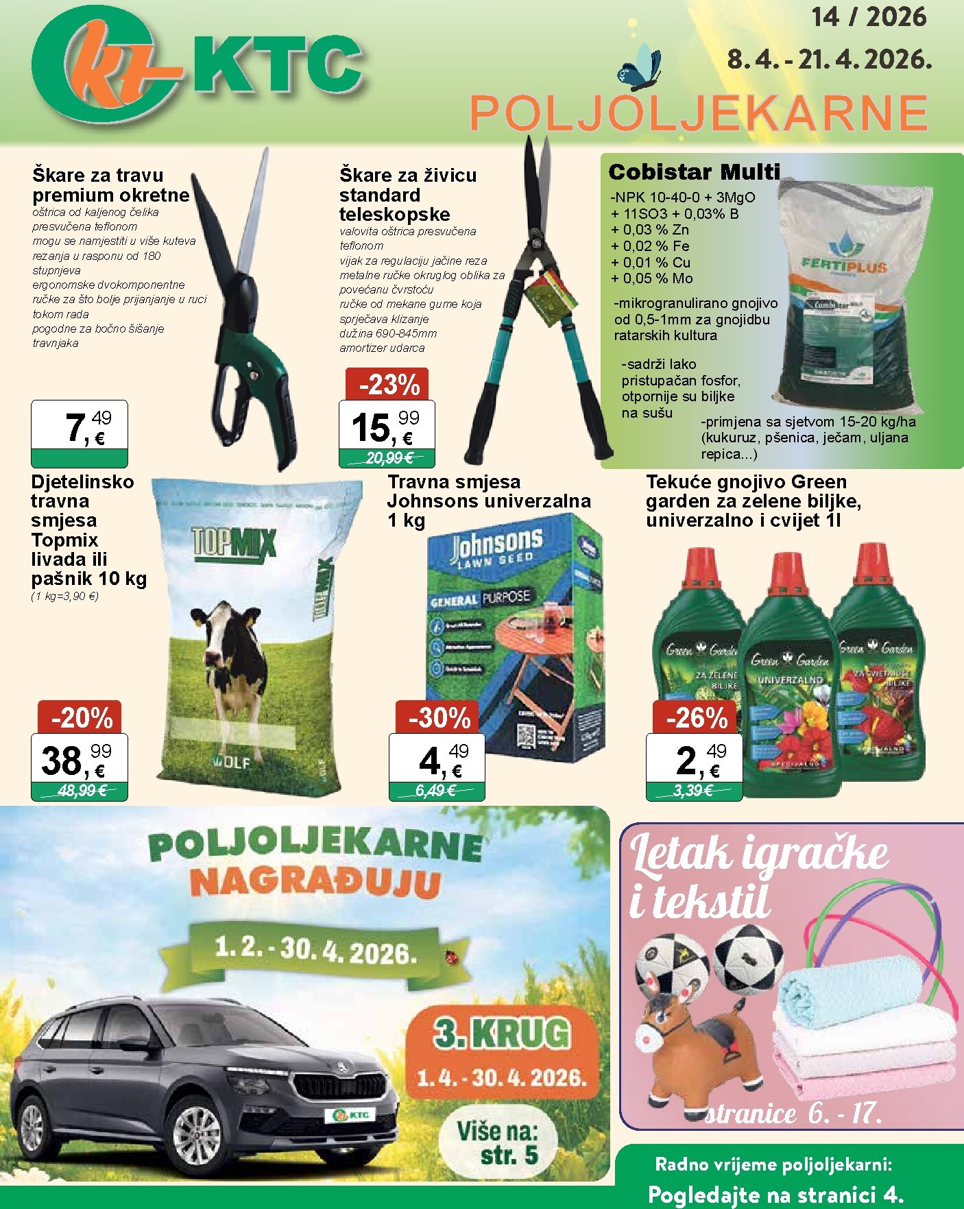 ktc - Prelistajte katalog KTC - Poljoljekarne, vrijedi od 08.04.2026 do 21.04.2026