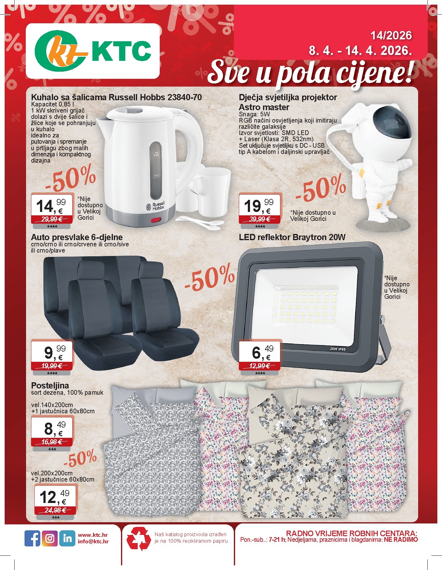 ktc - Prelistajte katalog KTC - Sve u pola cijene!, vrijedi od 08.04.2026 do 14.04.2026
