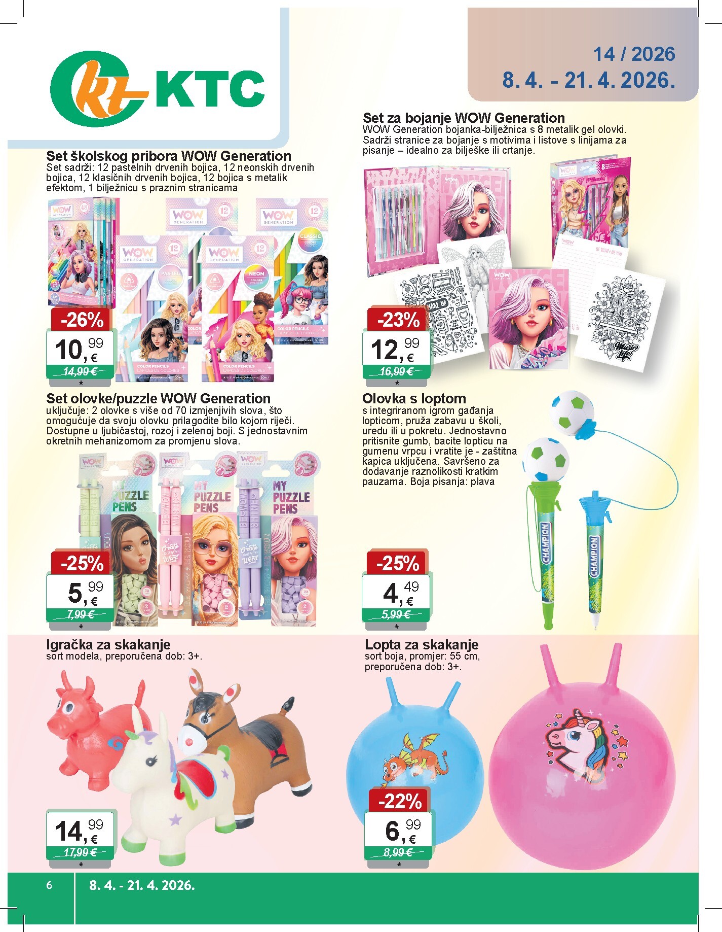 ktc - Prelistajte katalog KTC - Igračke i tekstil, vrijedi od 08.04.2026 do 21.04.2026