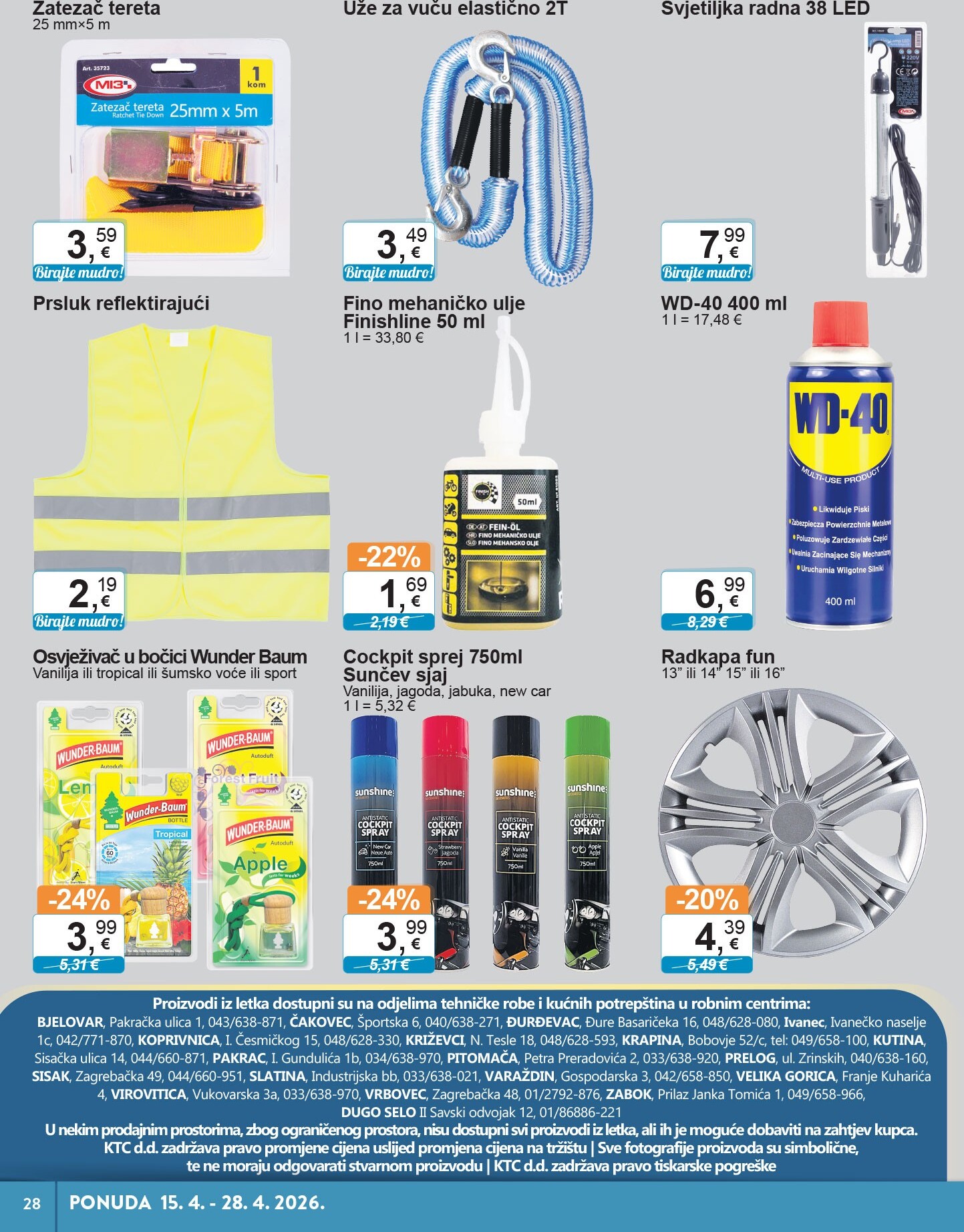 ktc - Budući KTC - Tehnika I Posuđe letak vrijedi od srijede 15.04.2026 do utorka 28.04.2026 - page: 28