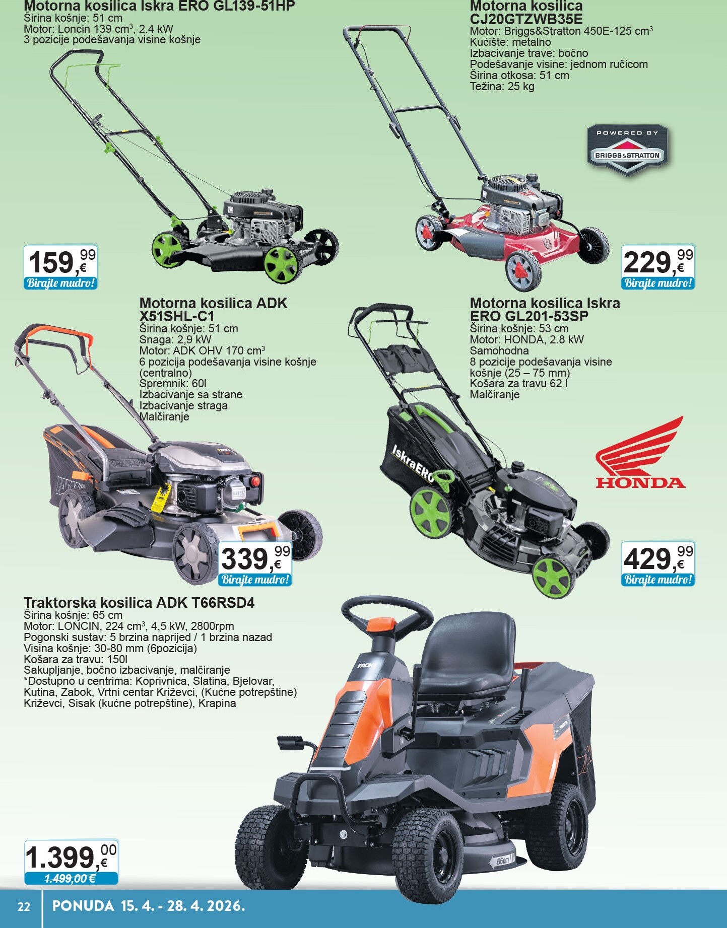 ktc - Budući KTC - Tehnika I Posuđe letak vrijedi od srijede 15.04.2026 do utorka 28.04.2026 - page: 22