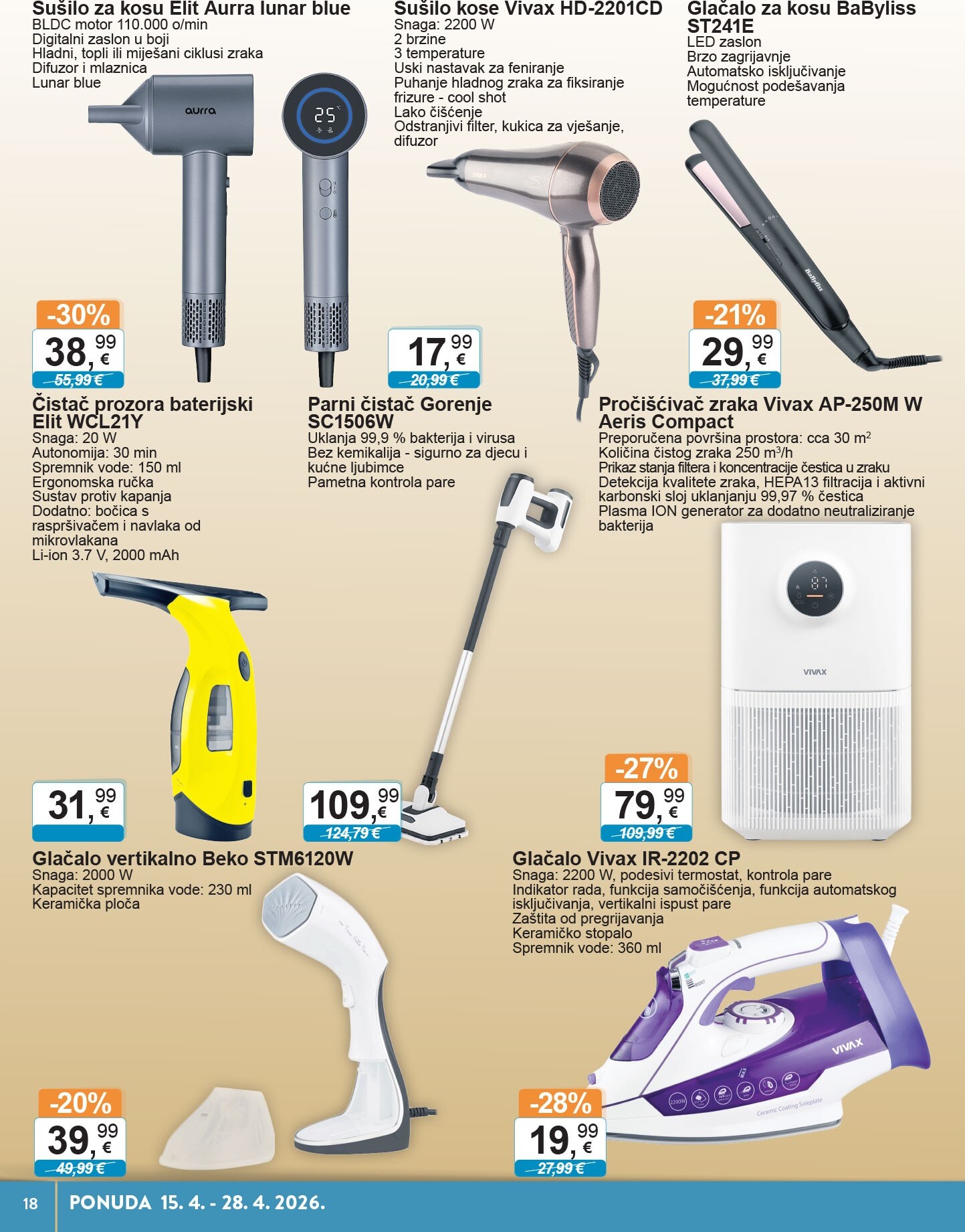 ktc - Budući KTC - Tehnika I Posuđe letak vrijedi od srijede 15.04.2026 do utorka 28.04.2026 - page: 18