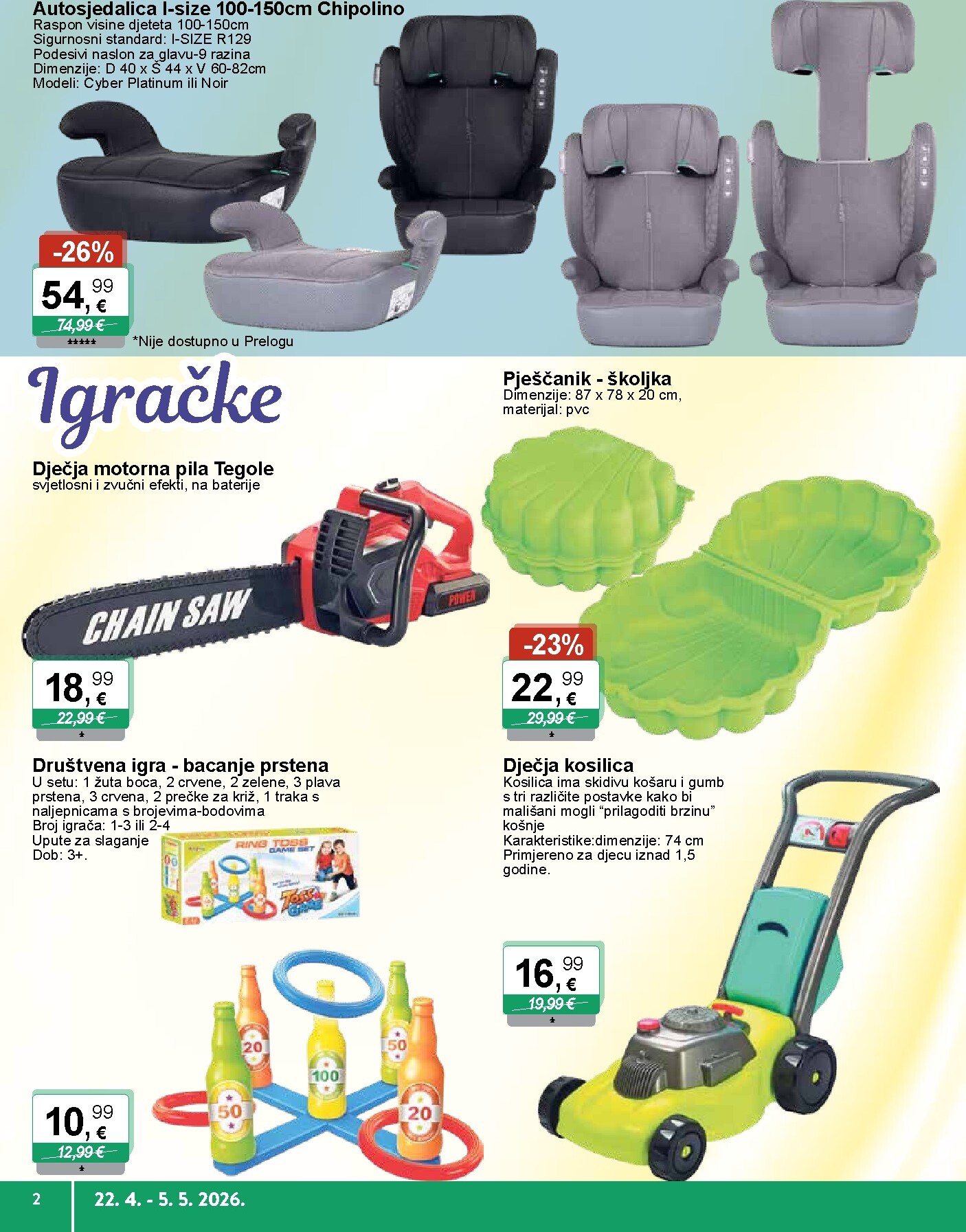 ktc - Aktualni KTC - Igračke i tekstil katalog vrijedi od srijede 22.04.2026 do utorka 05.05.2026 - page: 2