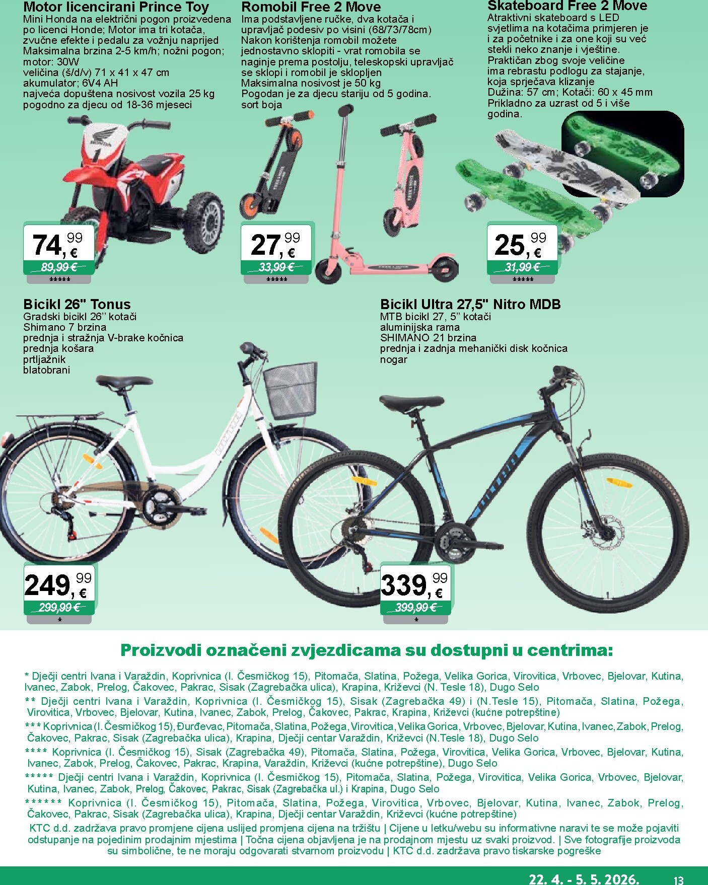 ktc - Aktualni KTC - Igračke i tekstil katalog vrijedi od srijede 22.04.2026 do utorka 05.05.2026 - page: 13
