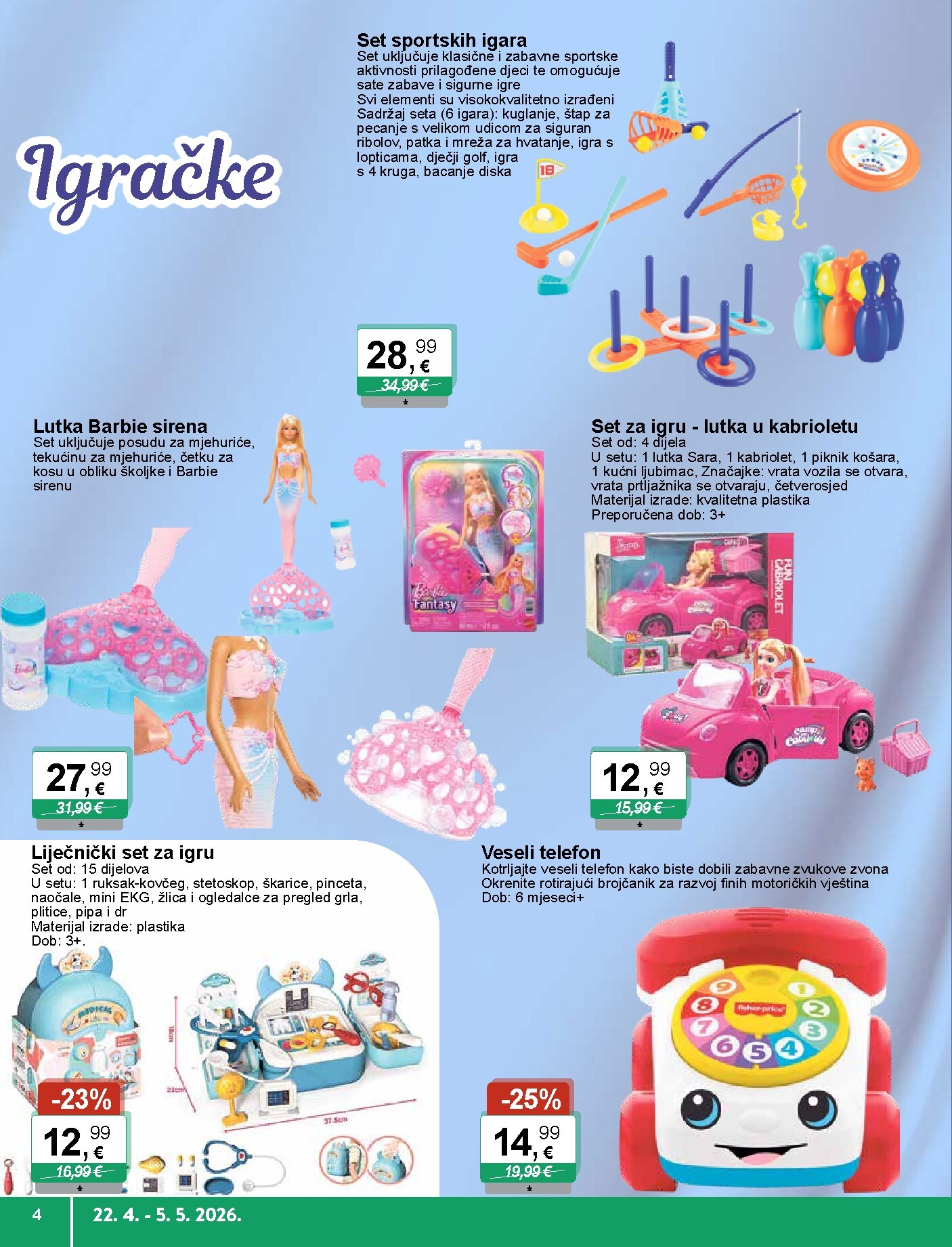 ktc - Aktualni KTC - Igračke i tekstil katalog vrijedi od srijede 22.04.2026 do utorka 05.05.2026 - page: 4