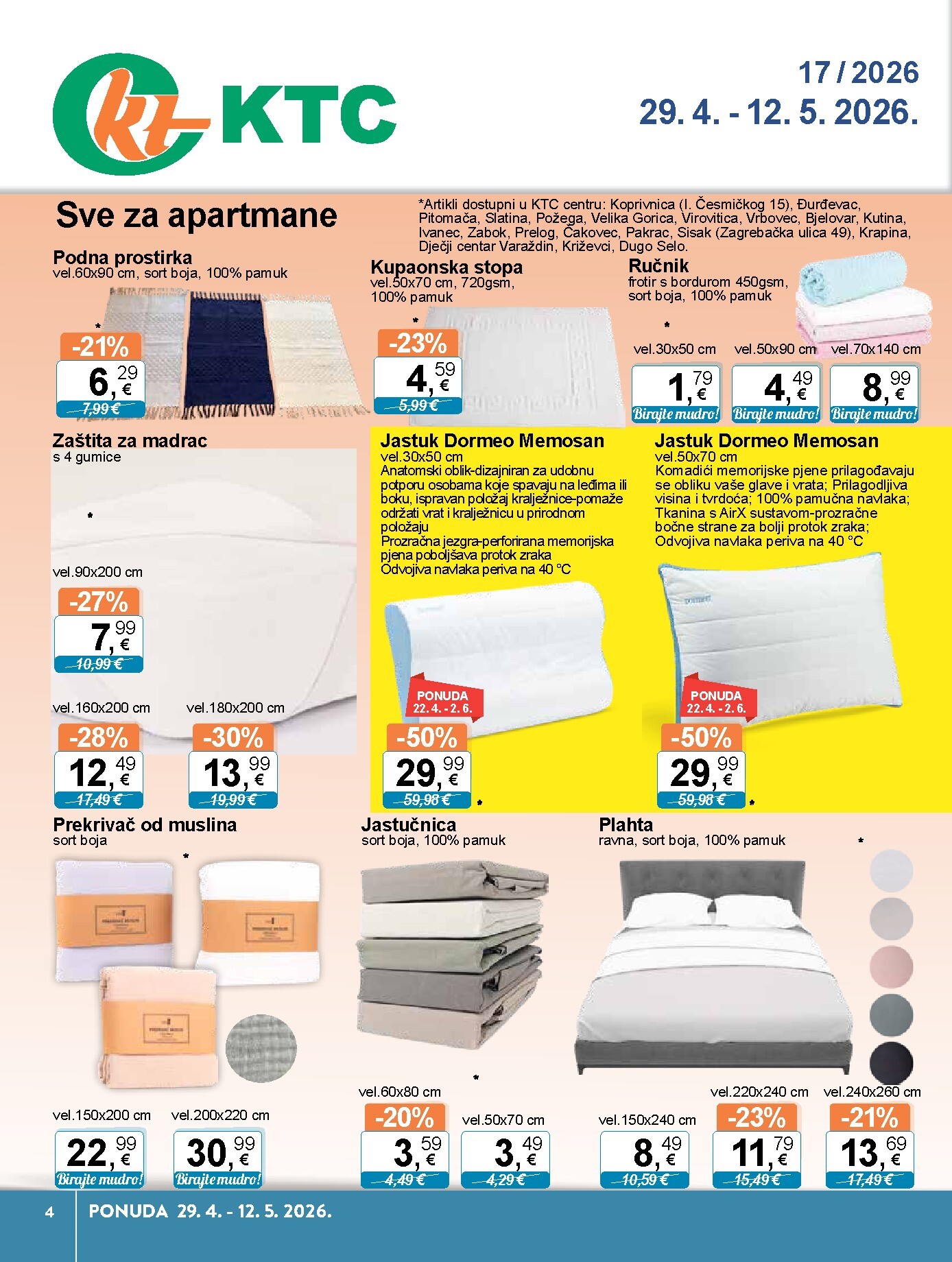 ktc - Budući KTC - Tehnika I Posuđe letak vrijedi od srijede 29.04.2026 do utorka 12.05.2026