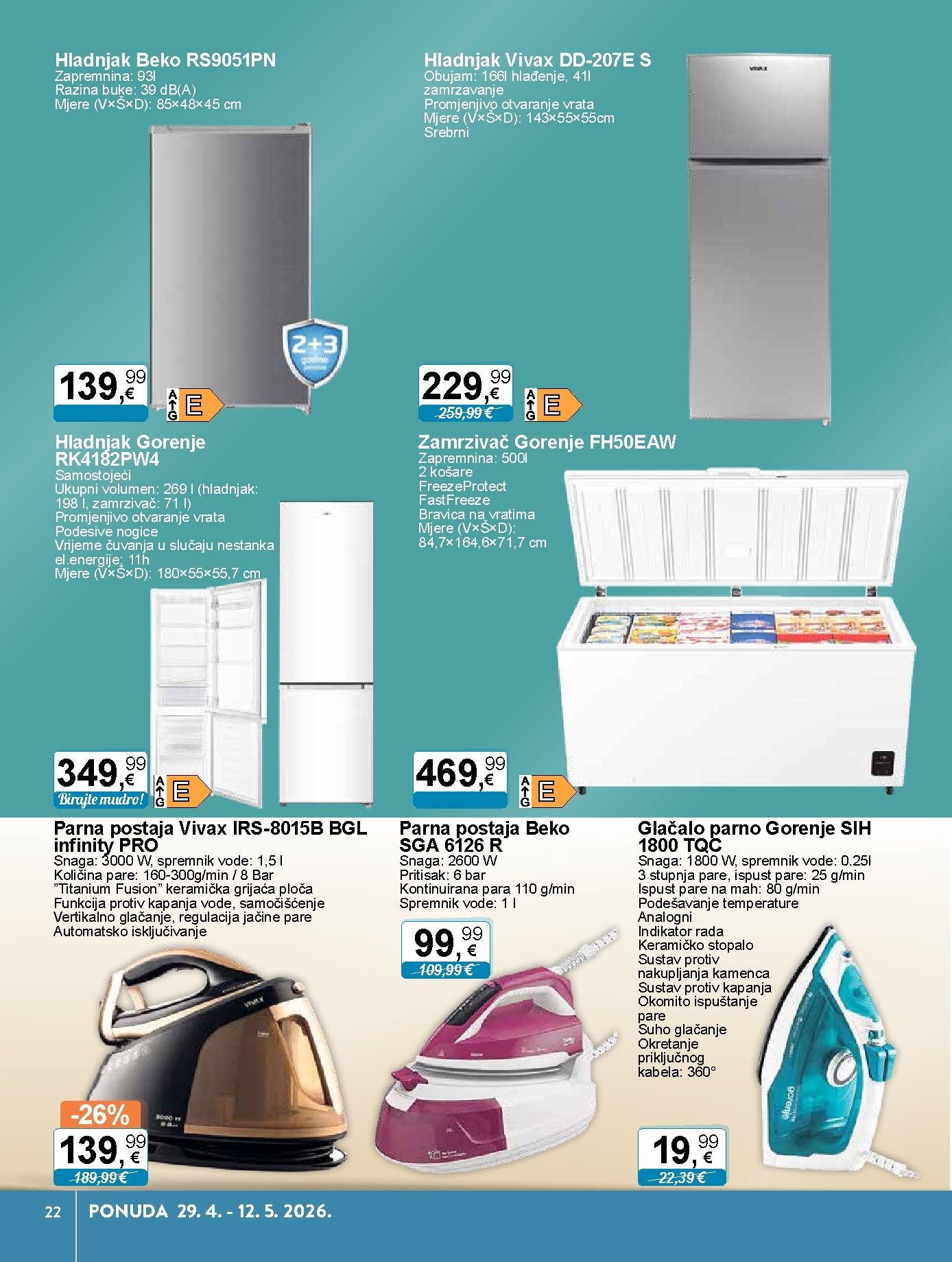 ktc - Budući KTC - Tehnika I Posuđe letak vrijedi od srijede 29.04.2026 do utorka 12.05.2026 - page: 19