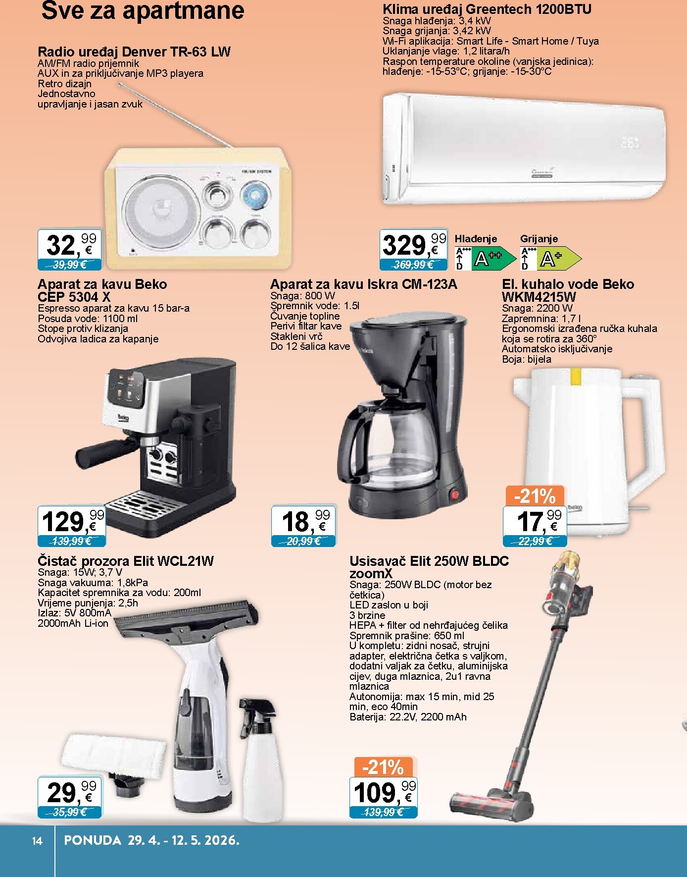 ktc - Budući KTC - Tehnika I Posuđe letak vrijedi od srijede 29.04.2026 do utorka 12.05.2026 - page: 11