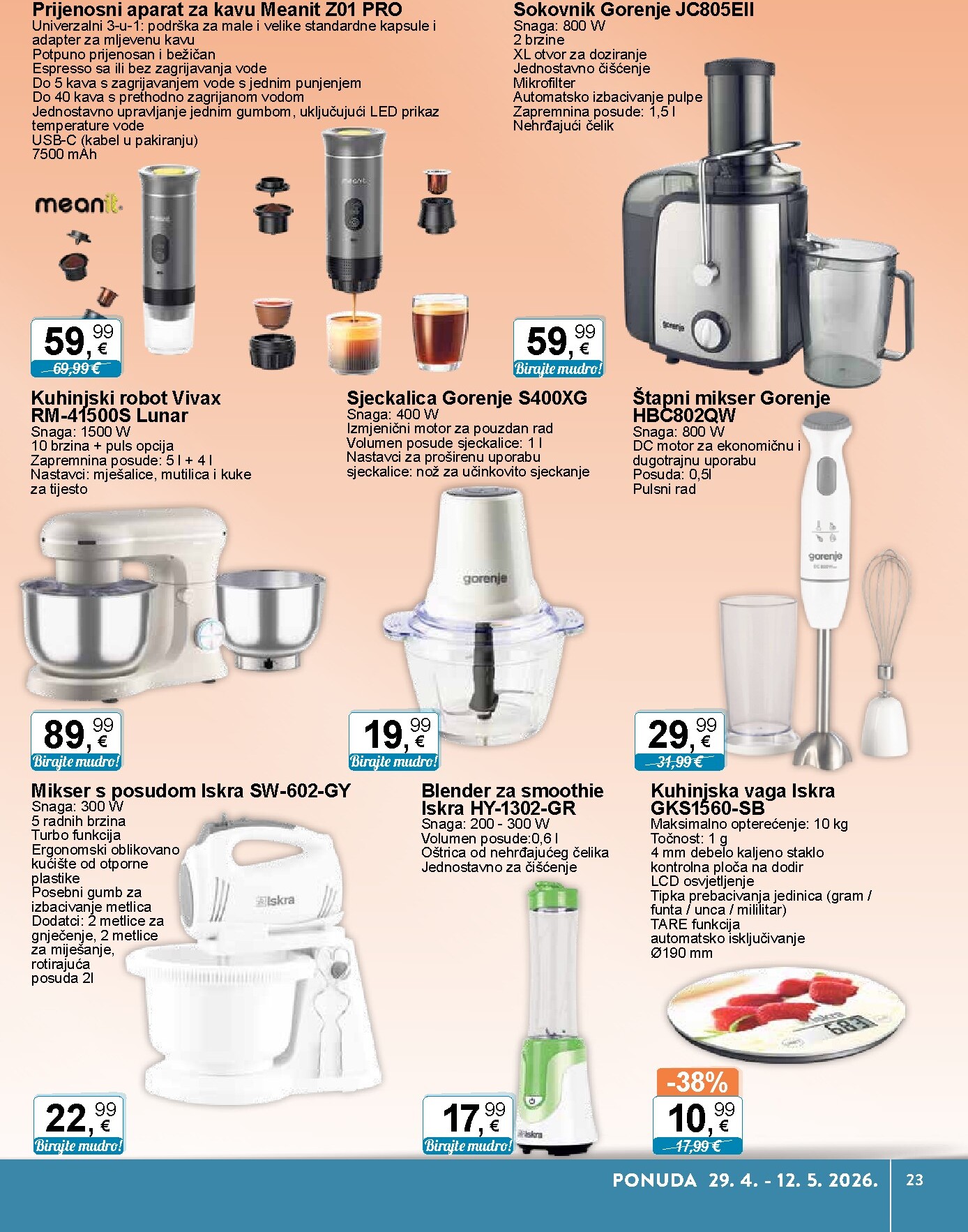 ktc - Budući KTC - Tehnika I Posuđe letak vrijedi od srijede 29.04.2026 do utorka 12.05.2026 - page: 20