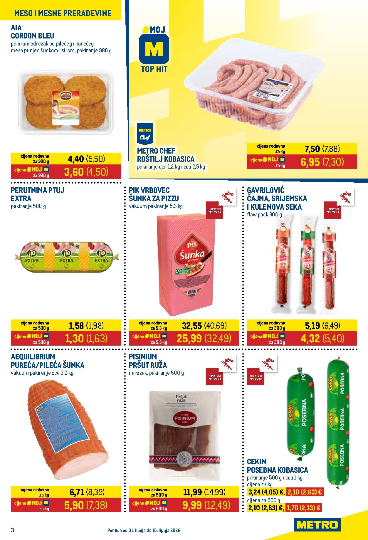 metro - Novi Metro - Prehrana i neprehrana katalog od ponedjeljka, 01.06.2026 do ponedjeljka, 15.06.2026 - page: 3