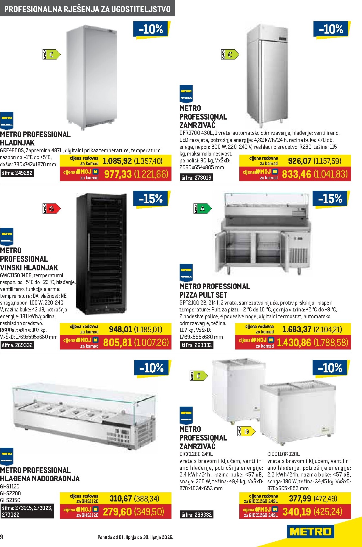 metro - Novi Metro - Gastro katalog od ponedjeljka, 01.06.2026 do utorka, 30.06.2026 - page: 9