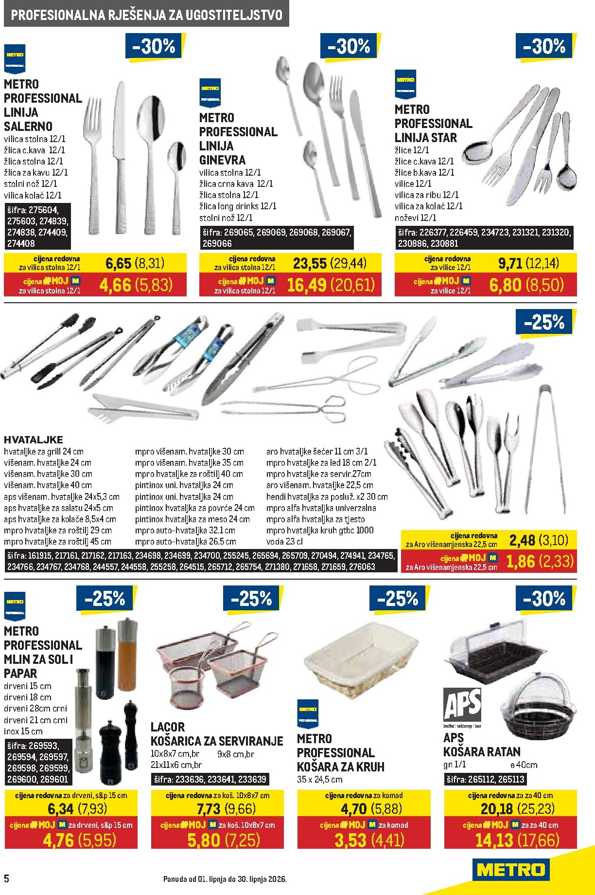 metro - Novi Metro - Gastro katalog od ponedjeljka, 01.06.2026 do utorka, 30.06.2026 - page: 5