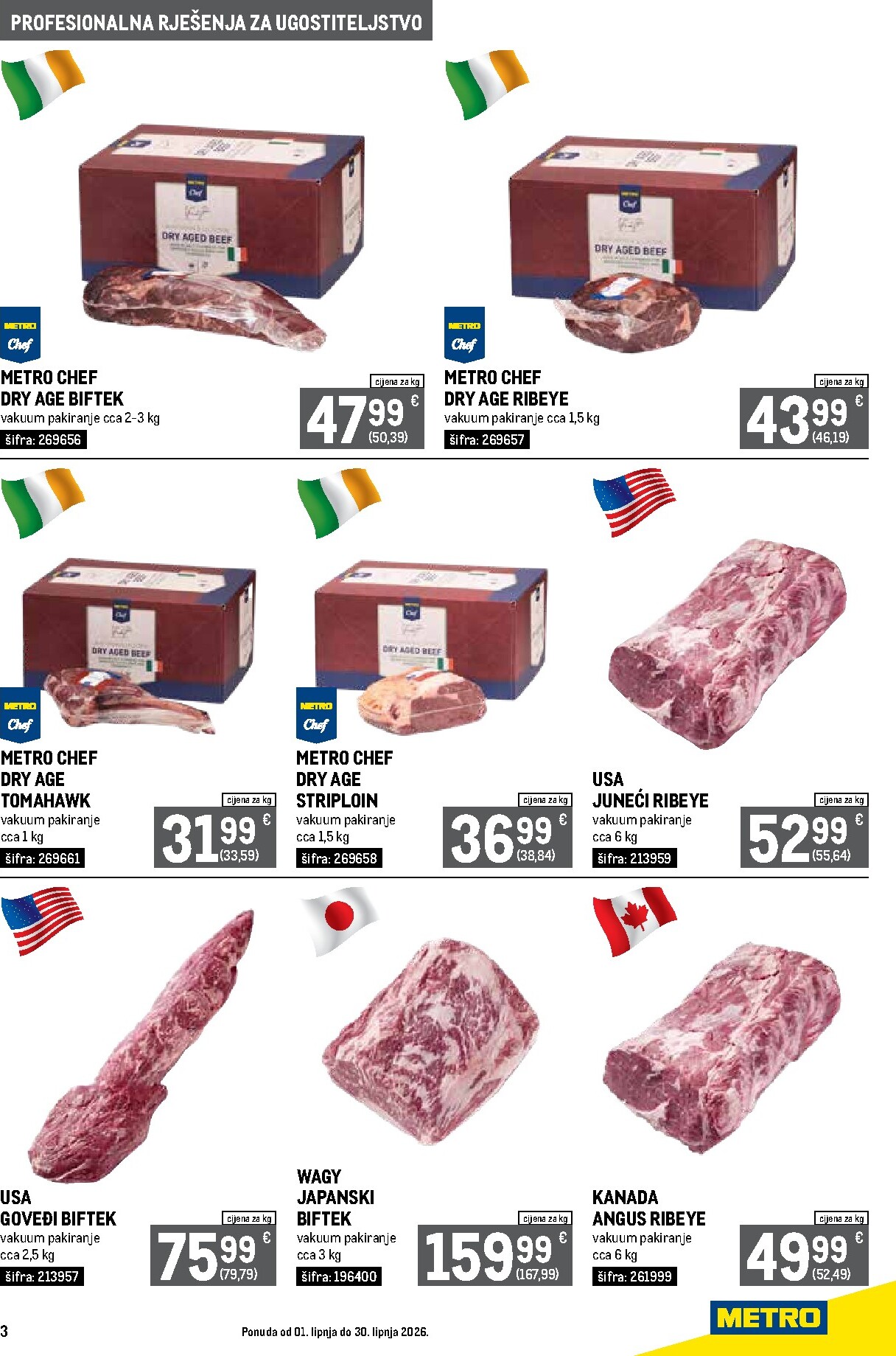 metro - Novi Metro - Profesionalna rješenja za ugostiteljstvo katalog od ponedjeljka, 01.06.2026 do utorka, 30.06.2026 - page: 3