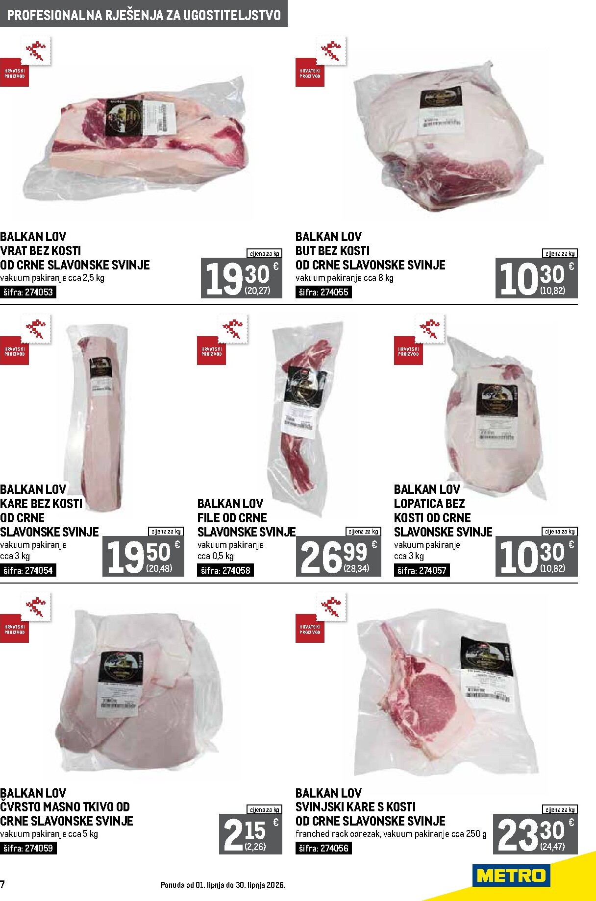 metro - Novi Metro - Profesionalna rješenja za ugostiteljstvo katalog od ponedjeljka, 01.06.2026 do utorka, 30.06.2026 - page: 7