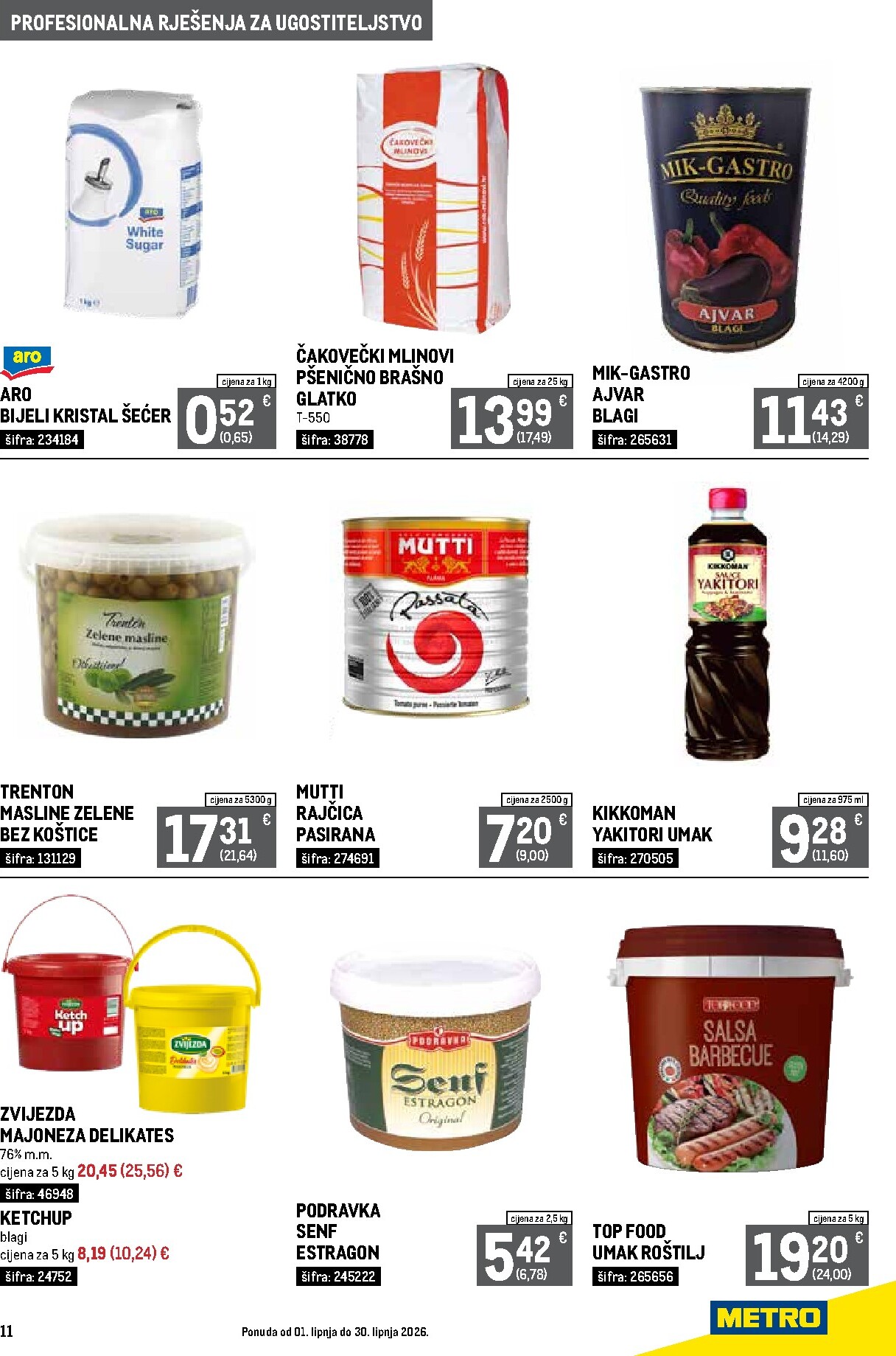 metro - Novi Metro - Profesionalna rješenja za ugostiteljstvo katalog od ponedjeljka, 01.06.2026 do utorka, 30.06.2026 - page: 11