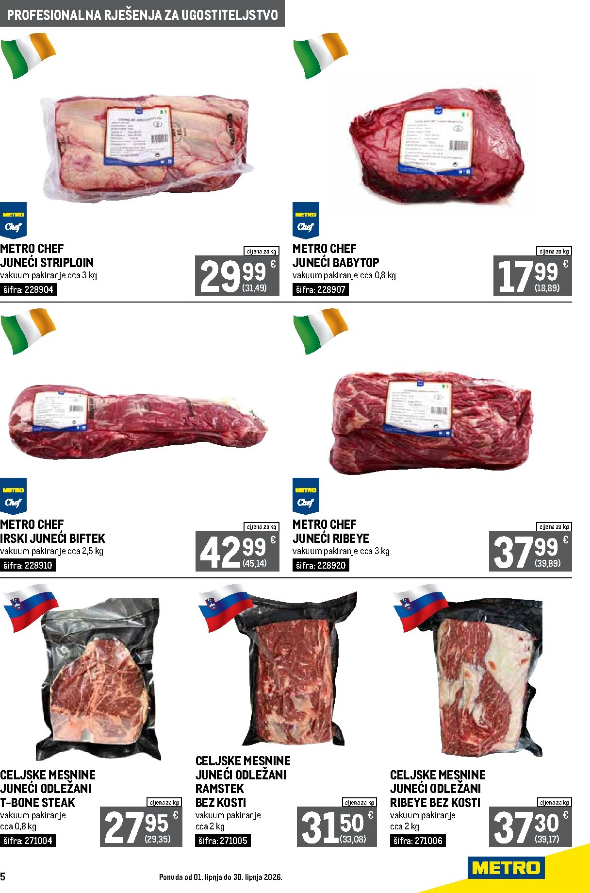 metro - Novi Metro - Profesionalna rješenja za ugostiteljstvo katalog od ponedjeljka, 01.06.2026 do utorka, 30.06.2026 - page: 5