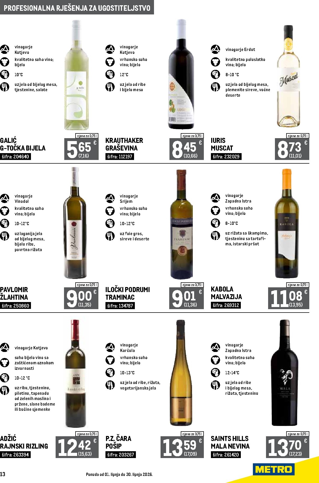 metro - Novi Metro - Profesionalna rješenja za ugostiteljstvo katalog od ponedjeljka, 01.06.2026 do utorka, 30.06.2026 - page: 13