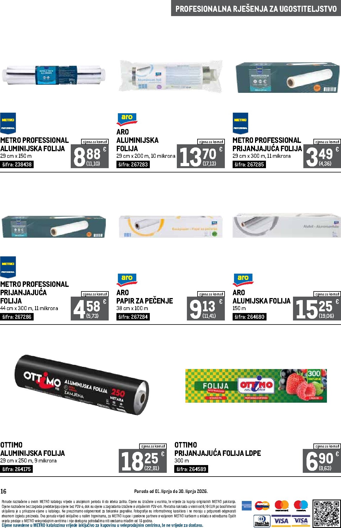 metro - Novi Metro - Profesionalna rješenja za ugostiteljstvo katalog od ponedjeljka, 01.06.2026 do utorka, 30.06.2026 - page: 16