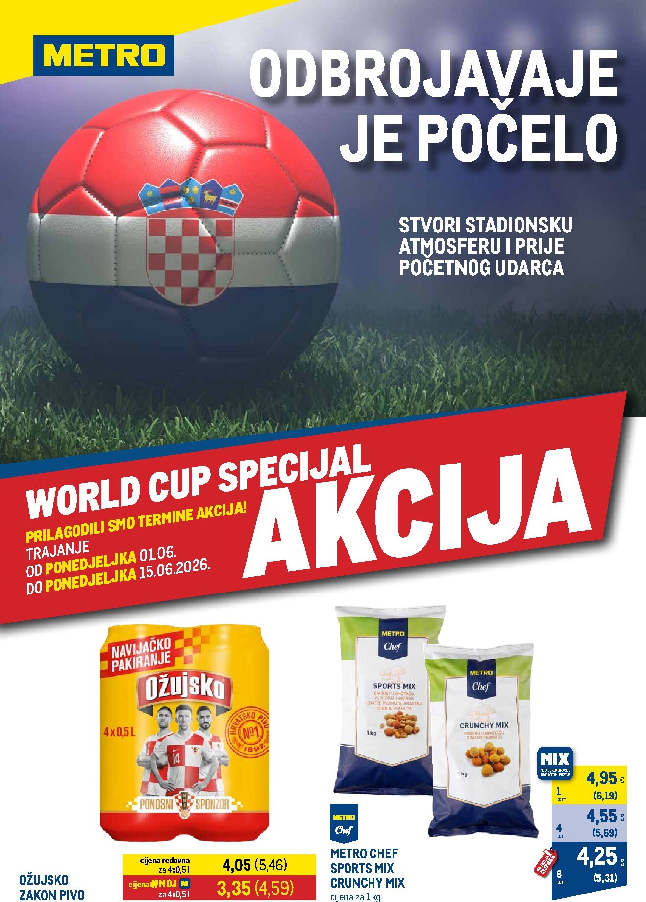 metro - Aktualni katalog Metro - Svjetsko prvenstvo specijal od ponedjeljka, 01.06.2026 do ponedjeljka, 15.06.2026