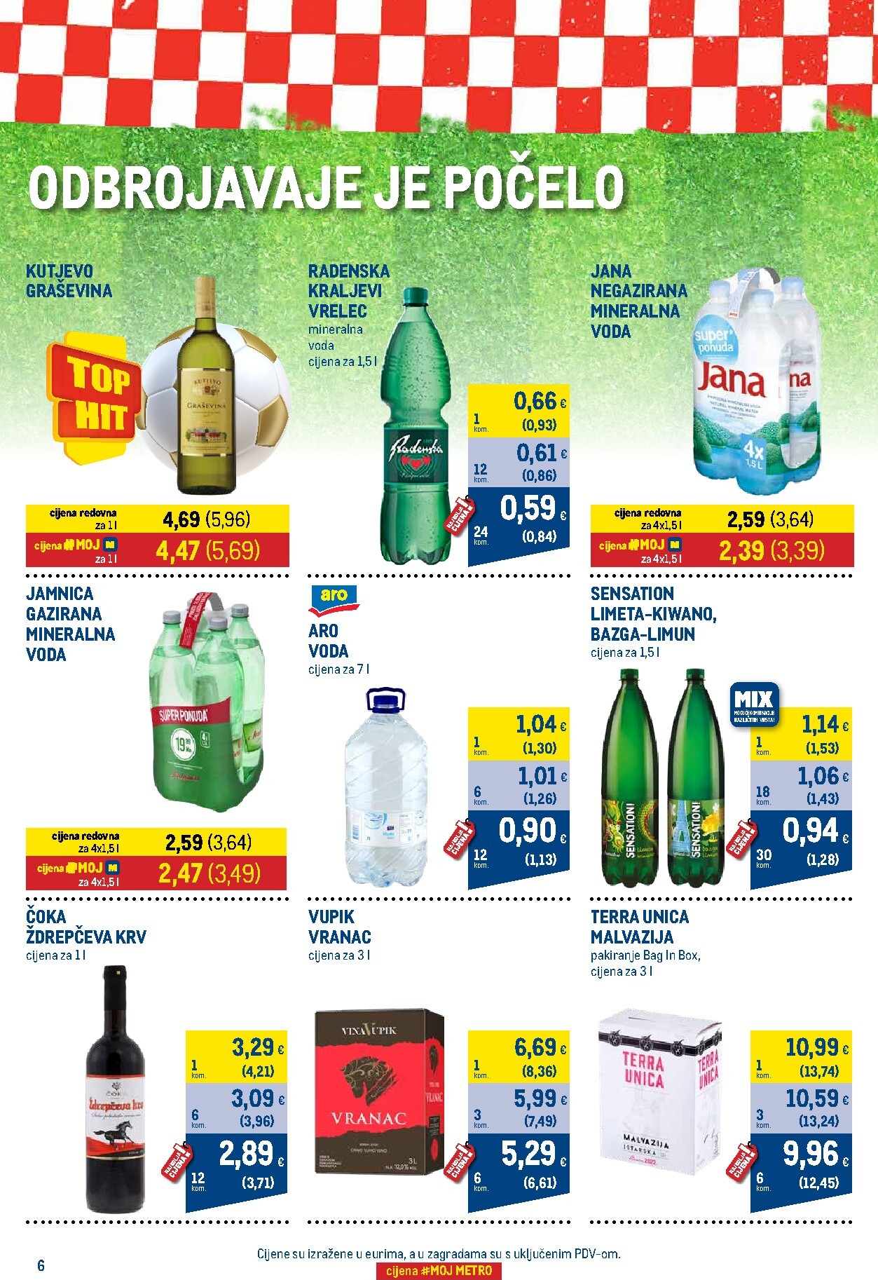 metro - Aktualni katalog Metro - Svjetsko prvenstvo specijal od ponedjeljka, 01.06.2026 do ponedjeljka, 15.06.2026 - page: 6