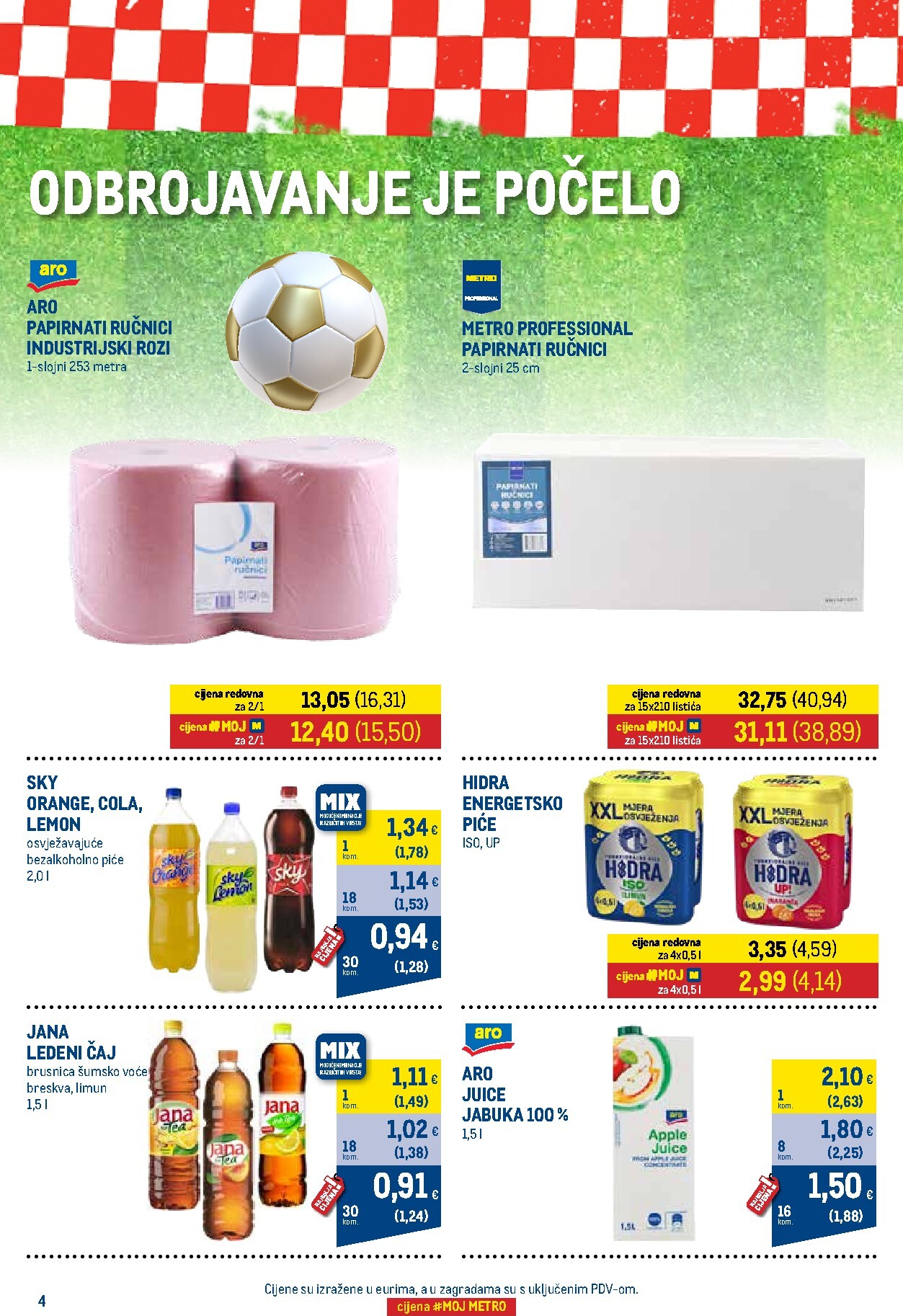 metro - Novi Metro - Svjetsko prvenstvo specijal katalog od utorka, 16.06.2026 do utorka, 30.06.2026 - page: 4