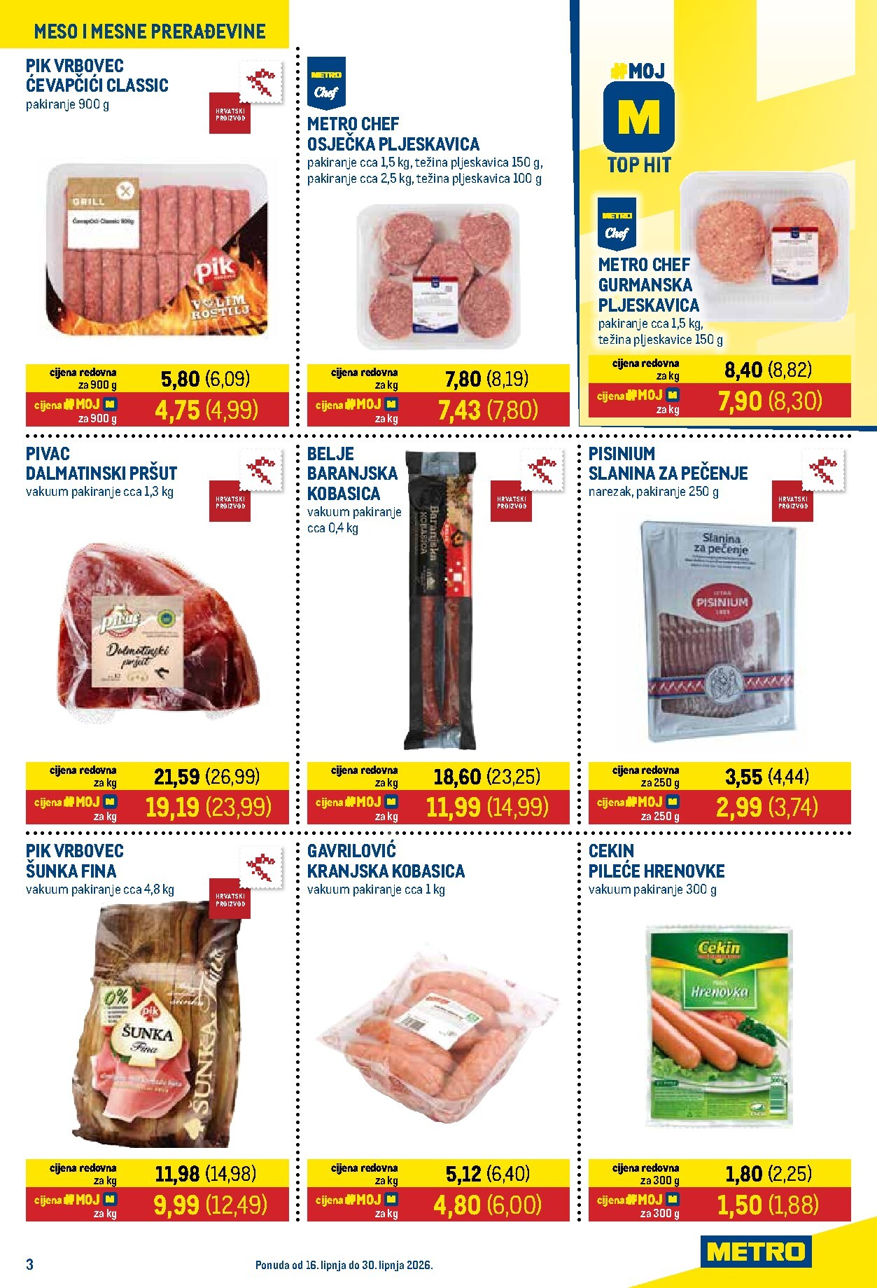 metro - Novi Metro - Prehrana i neprehrana katalog od utorka, 16.06.2026 do utorka, 30.06.2026 - page: 3