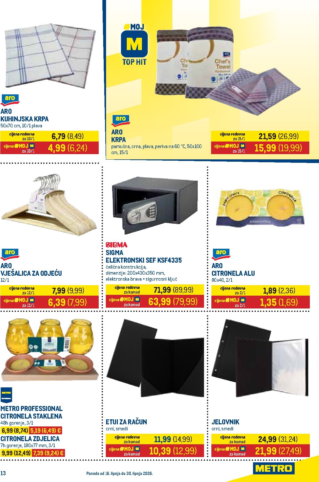 metro - Novi Metro - Prehrana i neprehrana katalog od utorka, 16.06.2026 do utorka, 30.06.2026 - page: 9