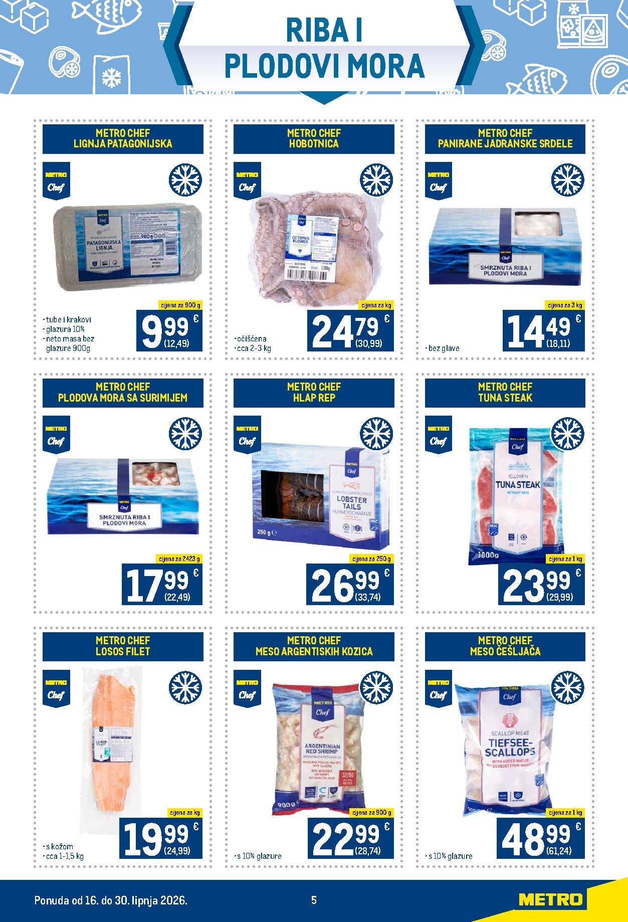 metro - Aktualni katalog Metro - Tri kulinarska znalca od utorka, 16.06.2026 do utorka, 30.06.2026 - page: 5
