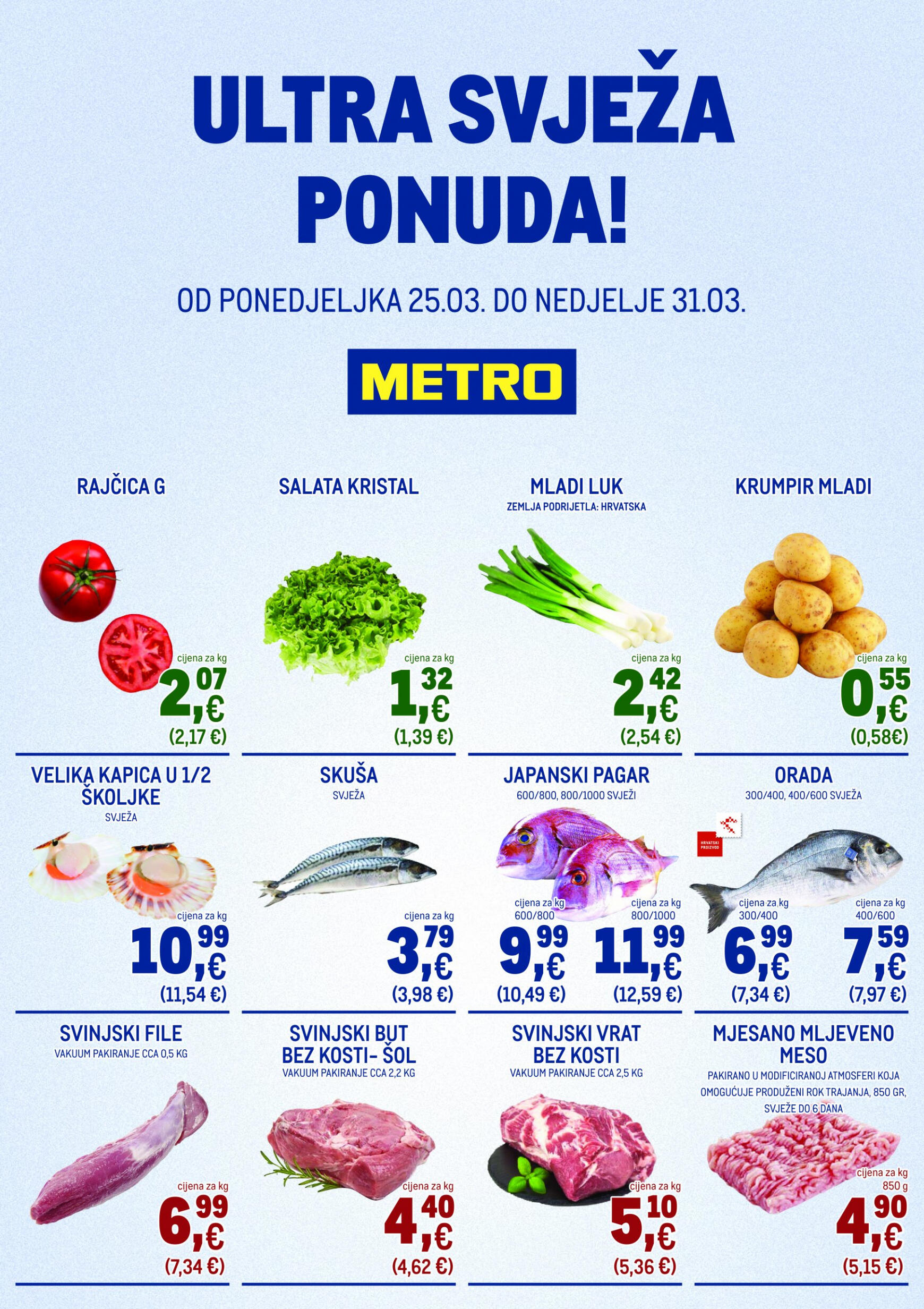 metro - Metro - Ultra svježa ponuda vrijedi od 25.03.2024 - page: 1