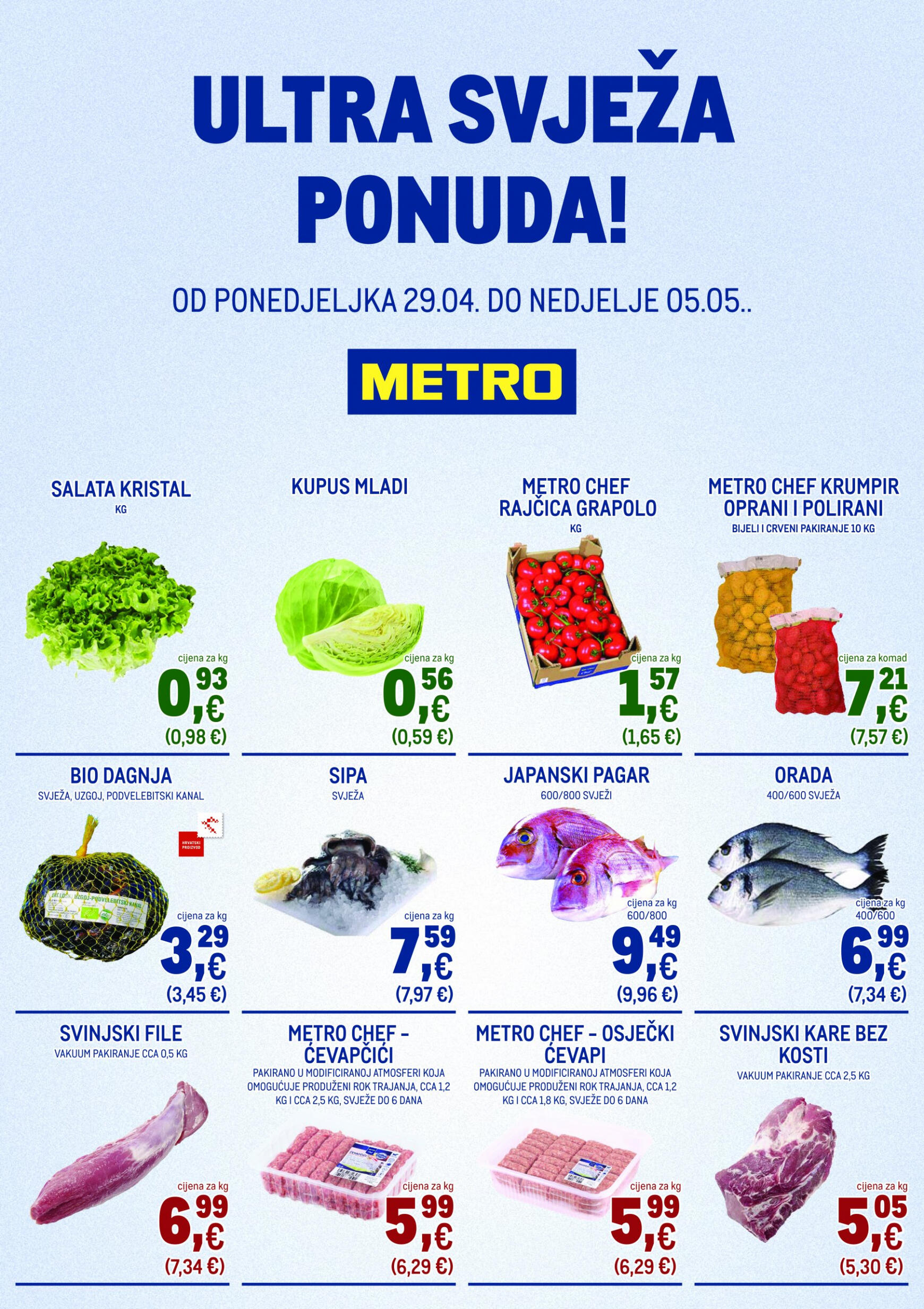 metro - Novi katalog Metro - Ultra svježa ponuda 29.04. - 05.05.