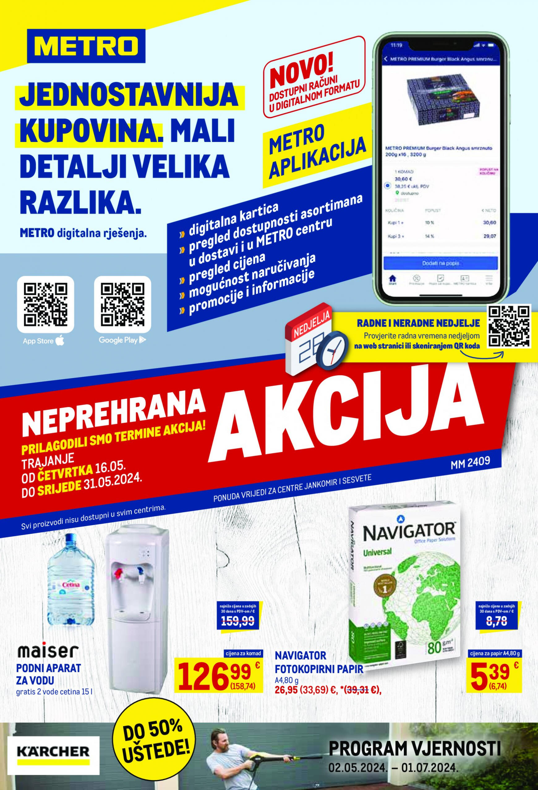 metro - Novi katalog Metro - Neprehrana 16.05. - 31.05. - page: 1