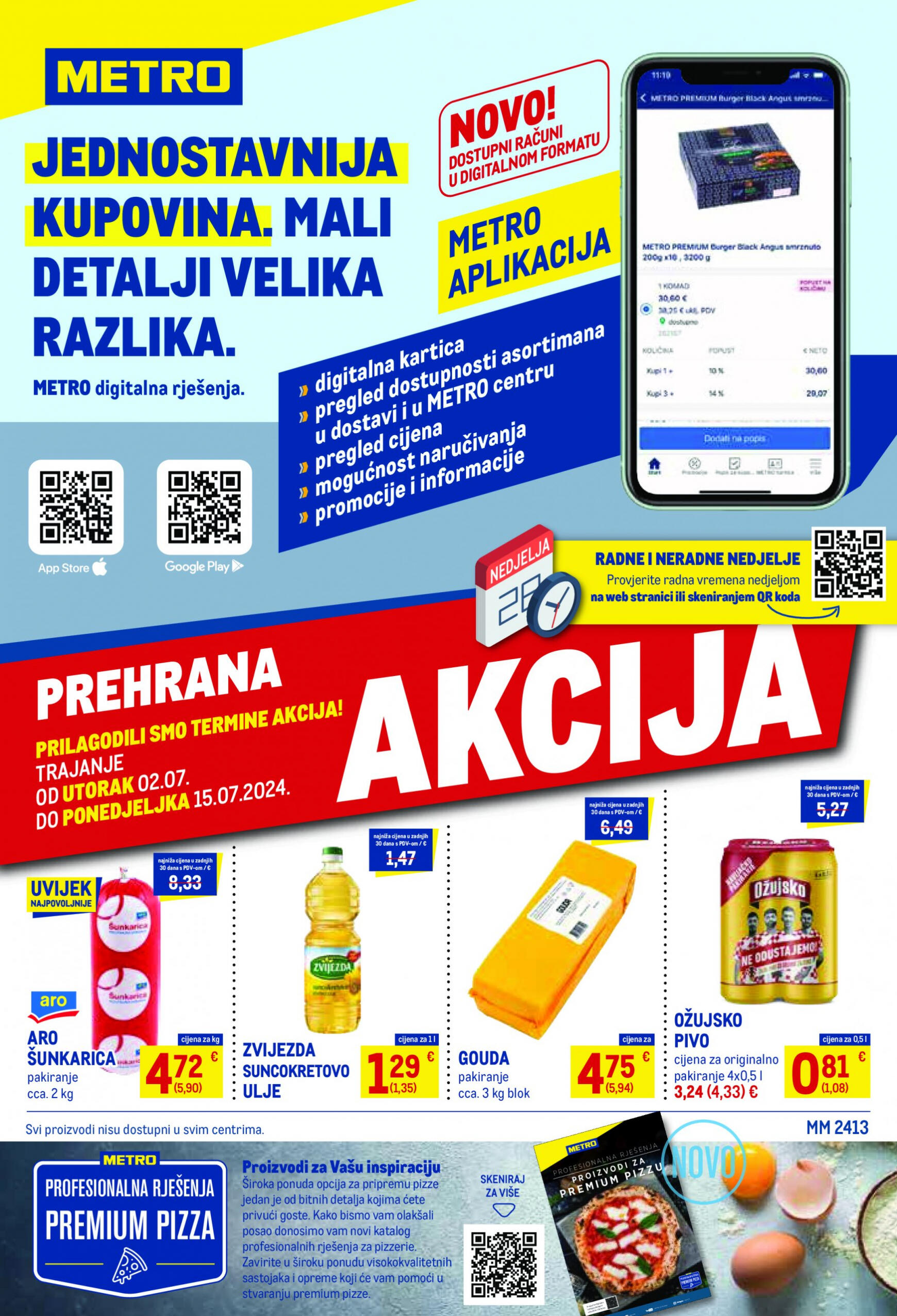 metro - Novi katalog Metro - Prehrana 02.07. - 15.07. - page: 1