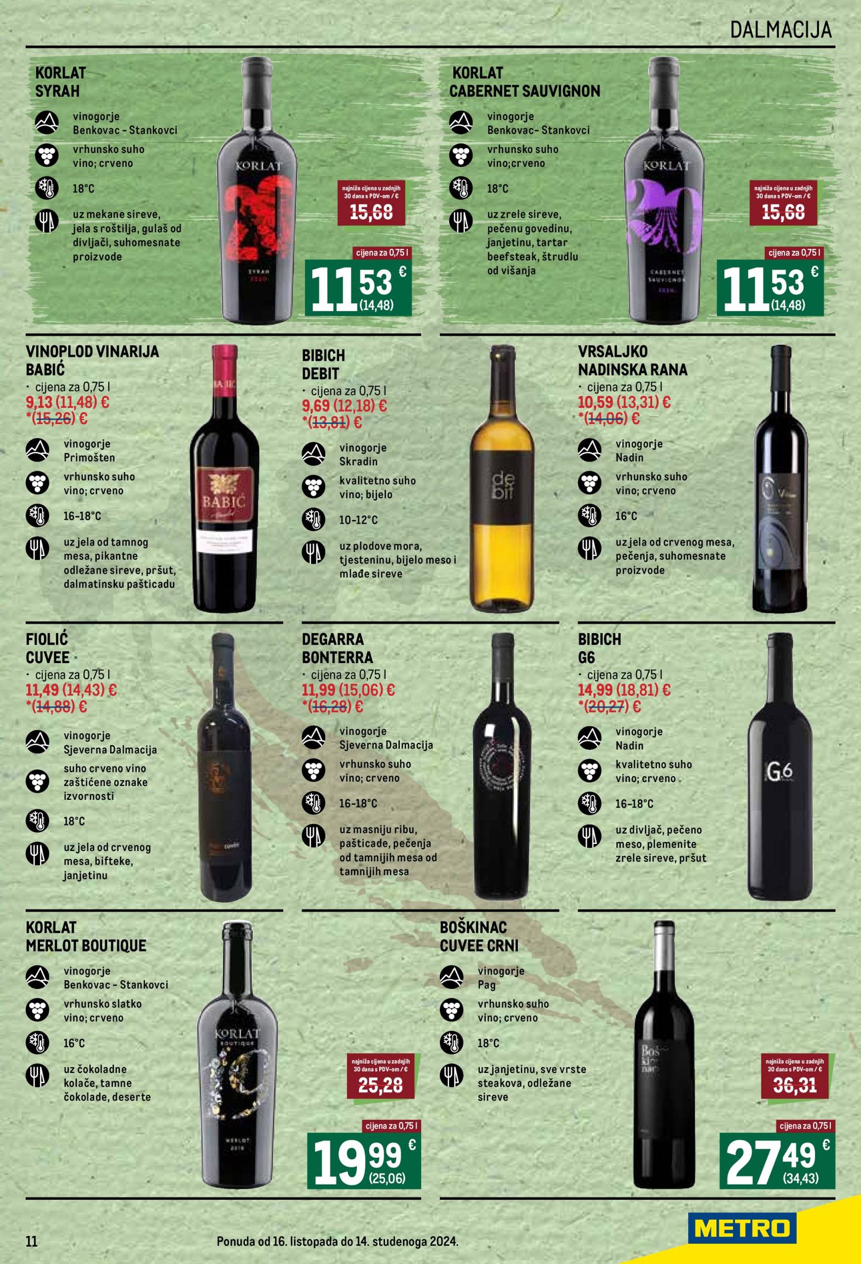 metro - Metro - Vino katalog vrijedi od 16.10. do 14.11. - page: 11