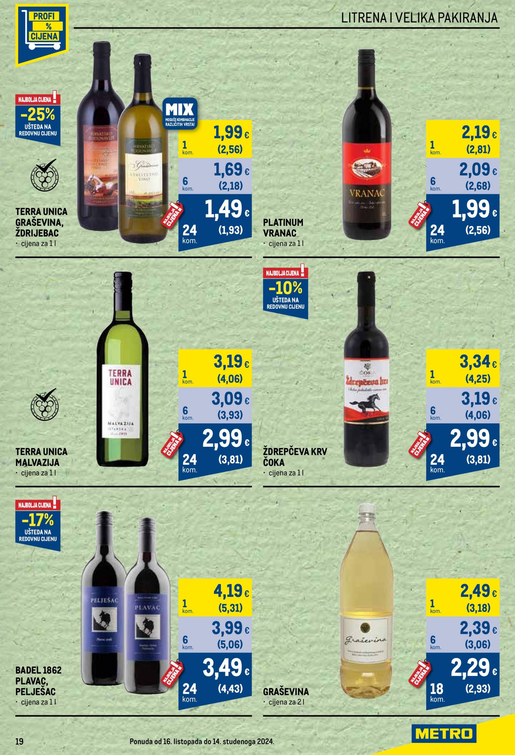 metro - Metro - Vino katalog vrijedi od 16.10. do 14.11. - page: 19