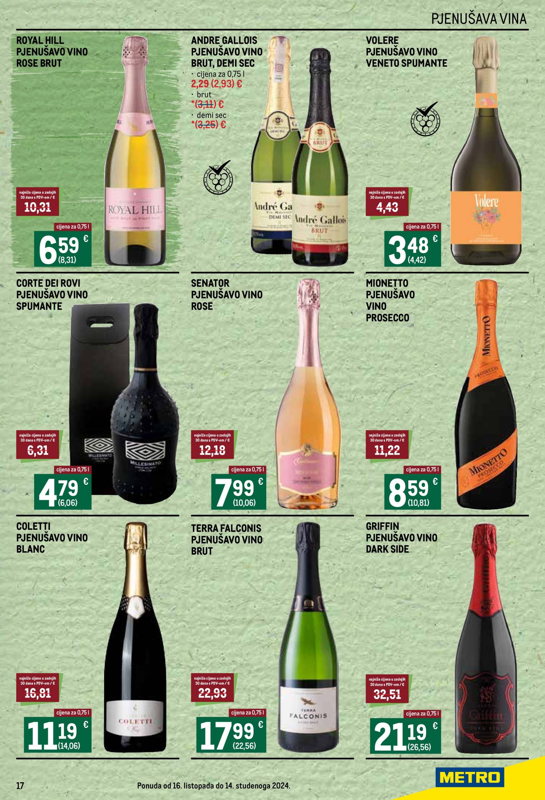 metro - Metro - Vino katalog vrijedi od 16.10. do 14.11. - page: 17