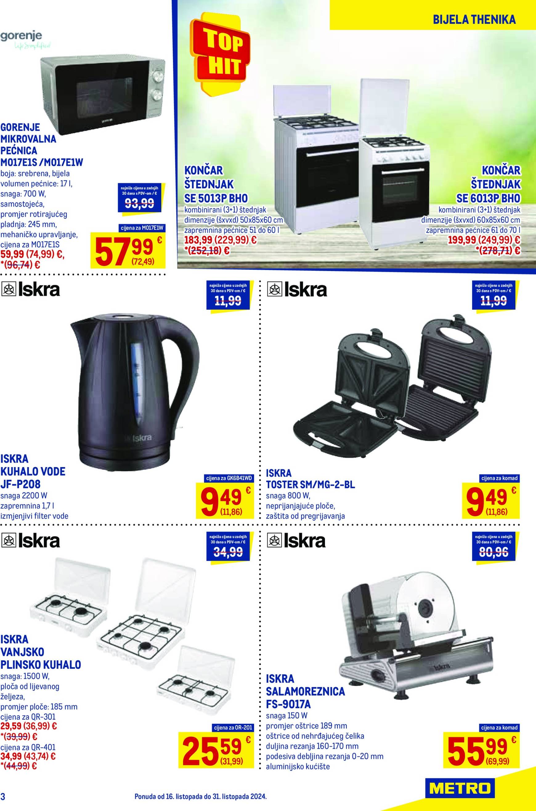 metro - Metro - Neprehrana katalog vrijedi od 16.10. do 31.10. - page: 3