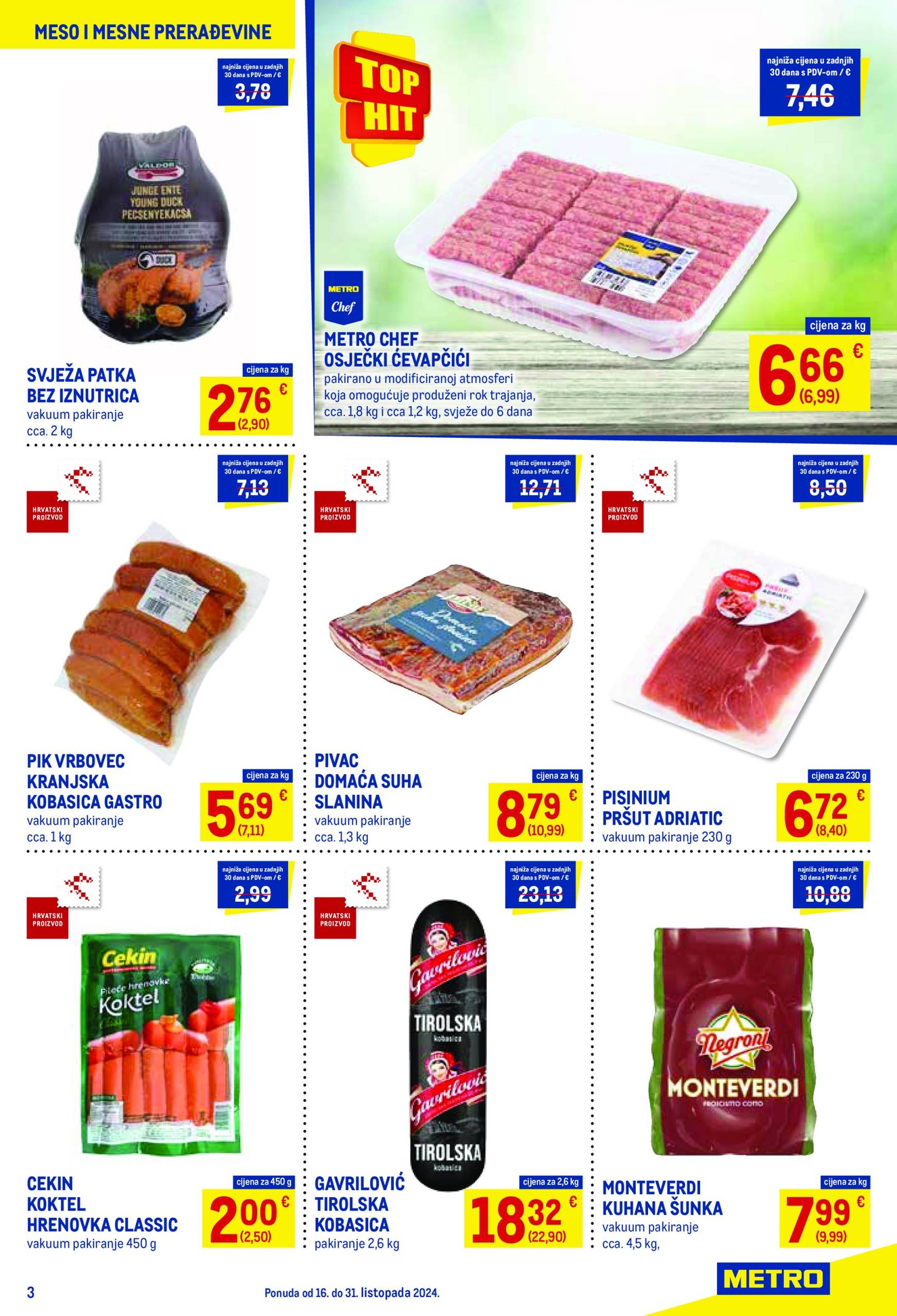 metro - Metro - Prehrana katalog vrijedi od 16.10. do 31.10. - page: 3