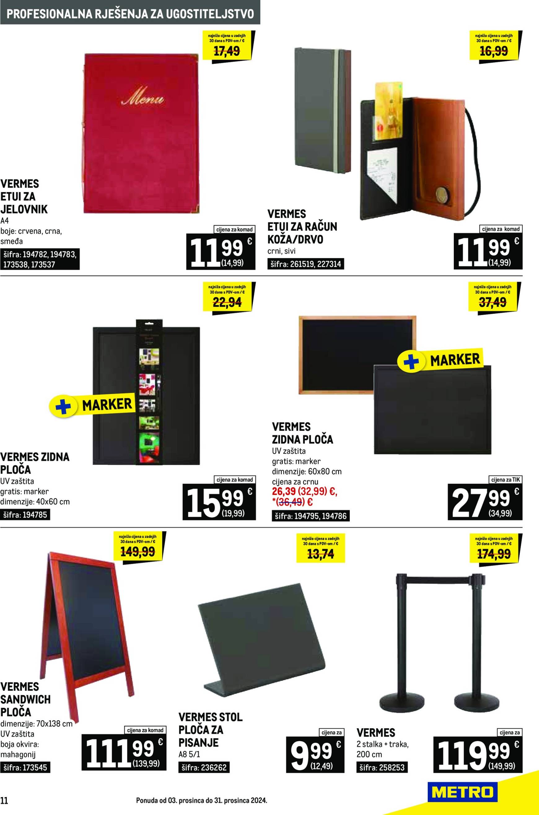 metro - Metro - Gastro katalog vrijedi od 03.12. do 31.12. - page: 11