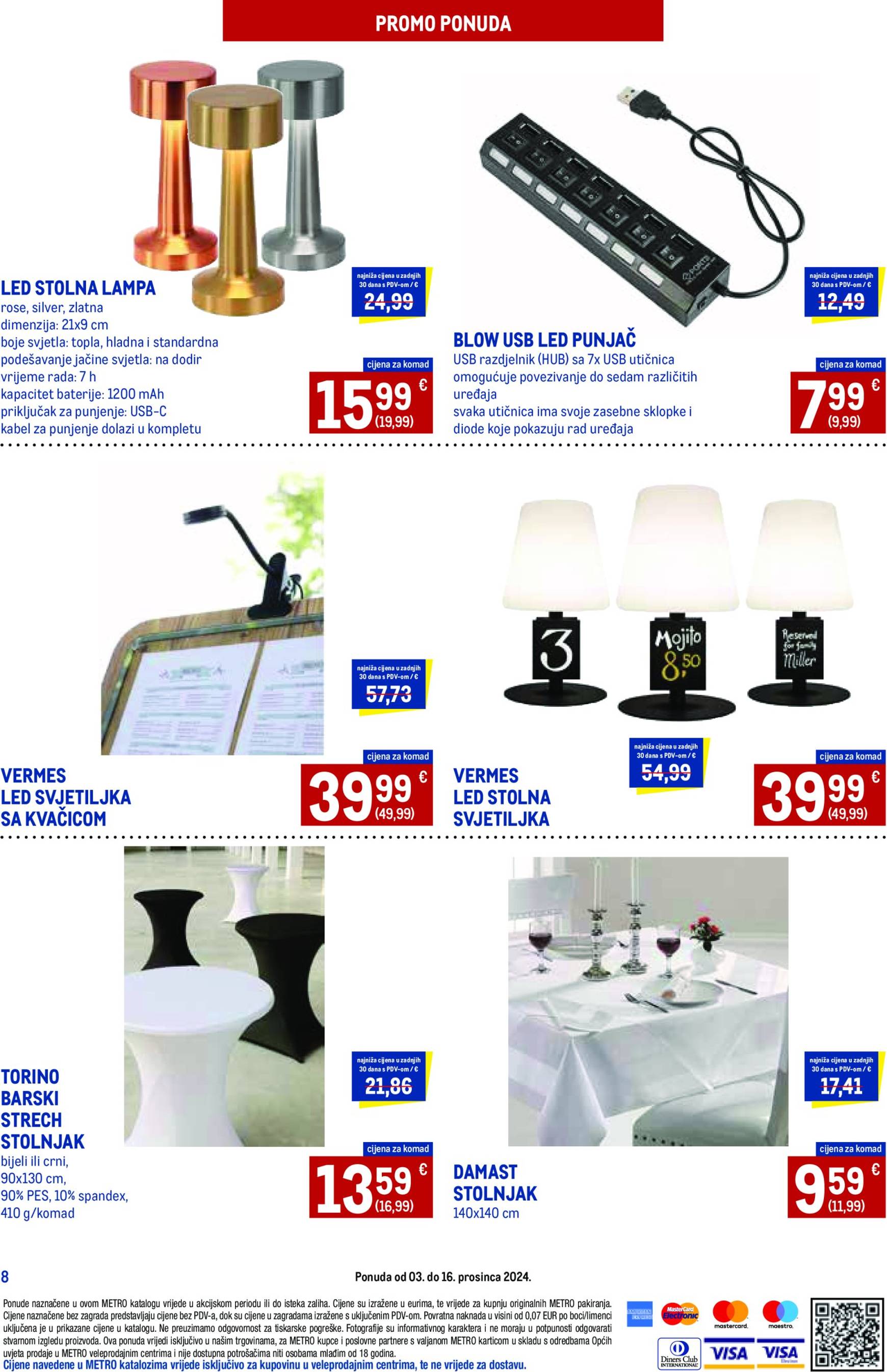 metro - Metro - Promotivna ponuda za ugostiteljstvo katalog vrijedi od 03.12. do 16.12. - page: 8