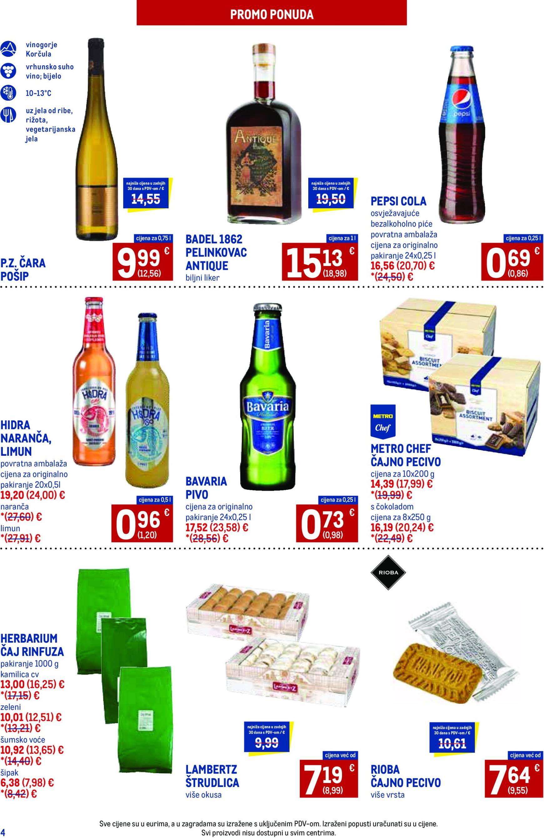 metro - Metro - Promotivna ponuda za ugostiteljstvo katalog vrijedi od 03.12. do 16.12. - page: 4