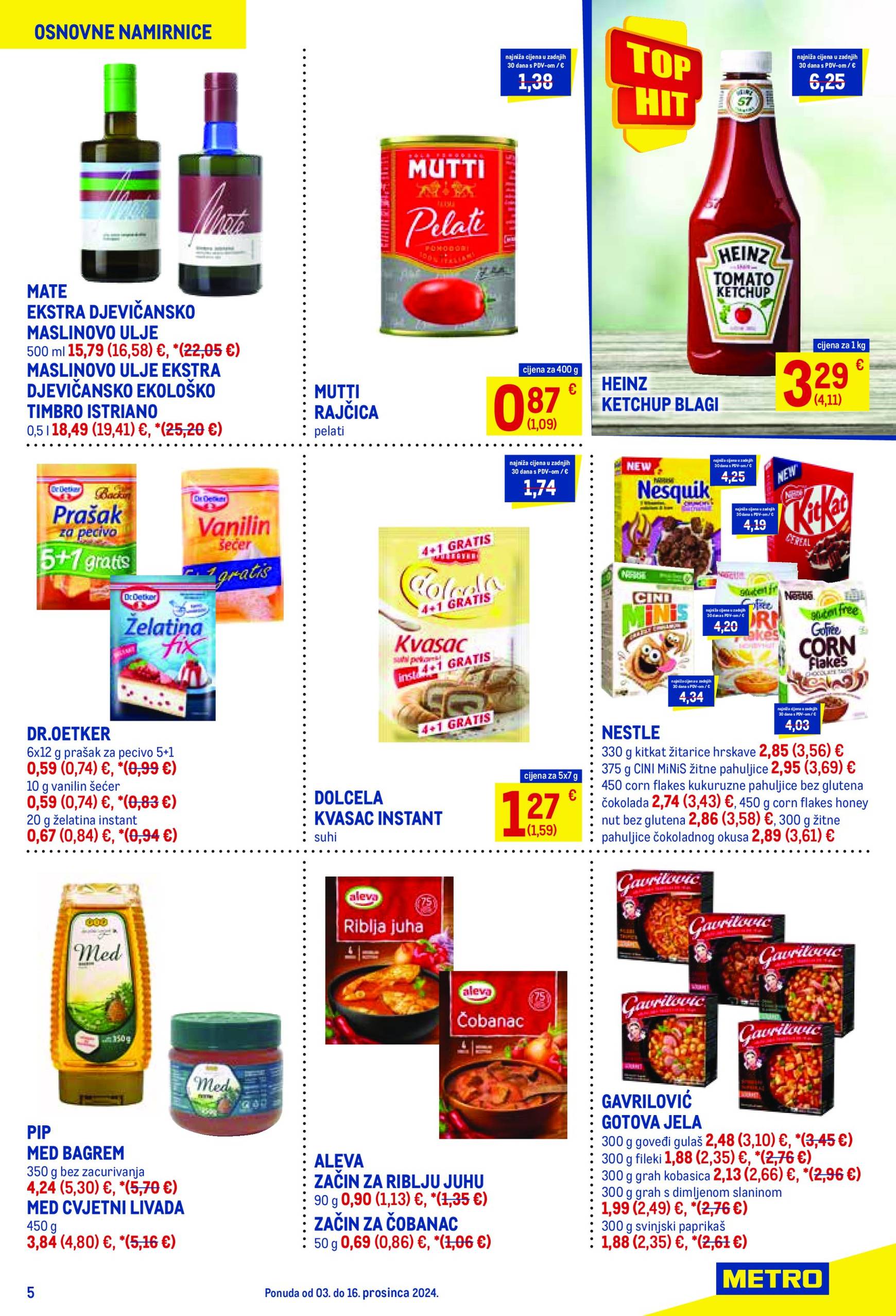 metro - Metro - Prehrana katalog vrijedi od 03.12. do 16.12. - page: 5