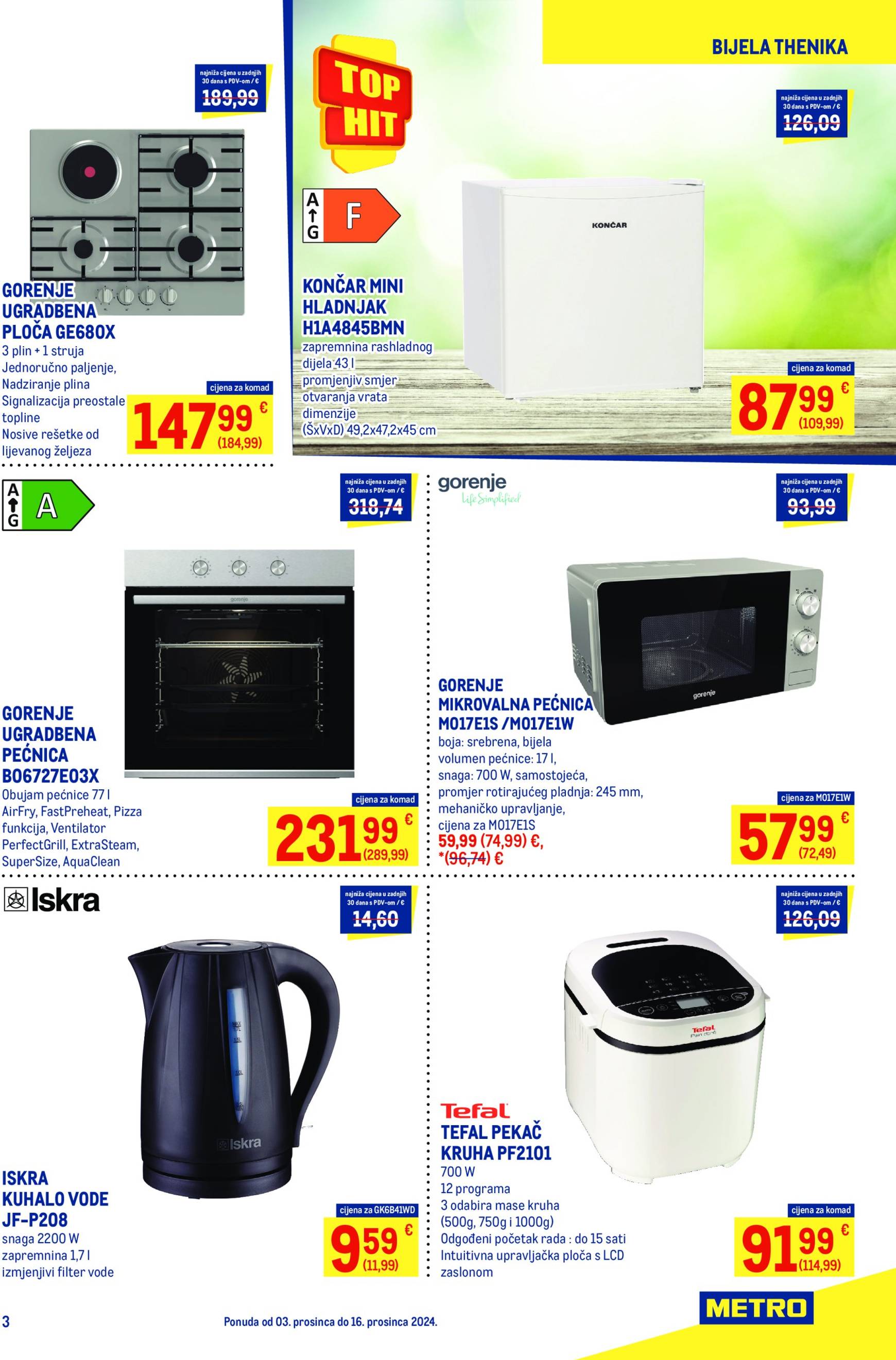 metro - Metro - Neprehrana katalog vrijedi od 03.12. do 16.12. - page: 3